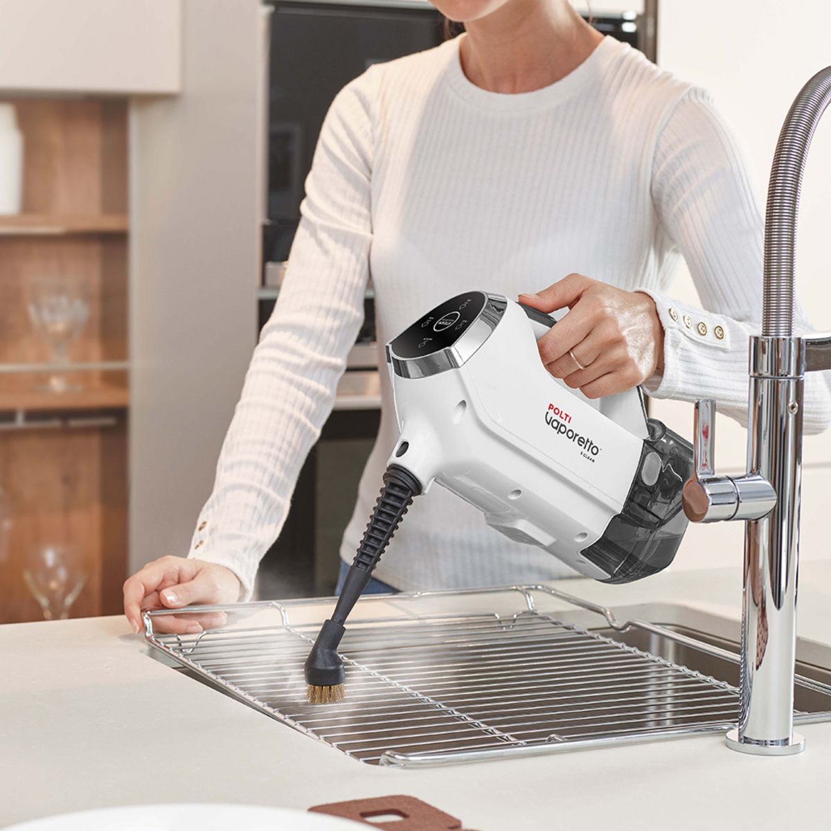 POLTI Balai vapeur 3 clean PTEU0295  - Noir et blanc