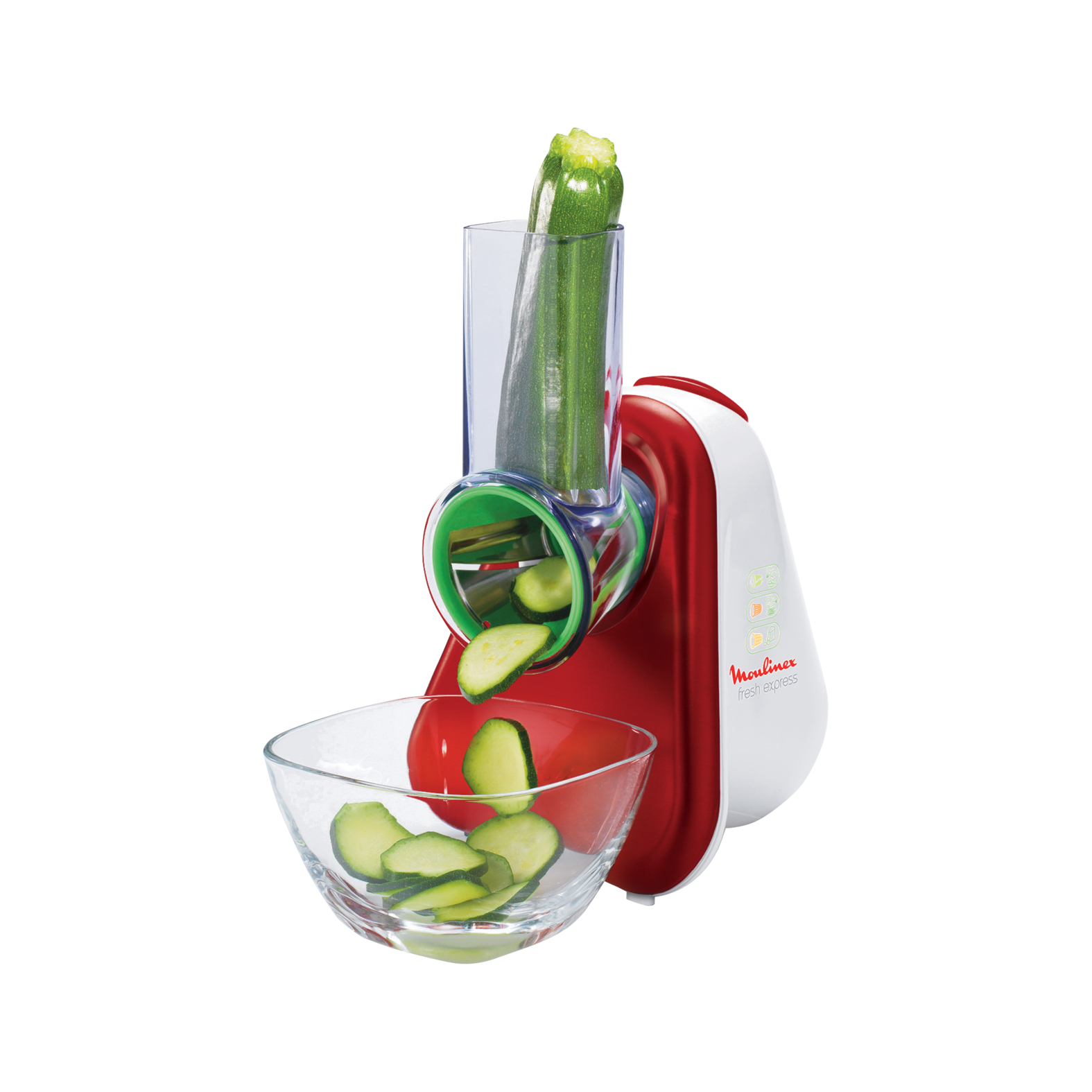 Voir la diapositive 17 : MOULINEX Fresh express 3 en 1 DJ753510 - Rouge