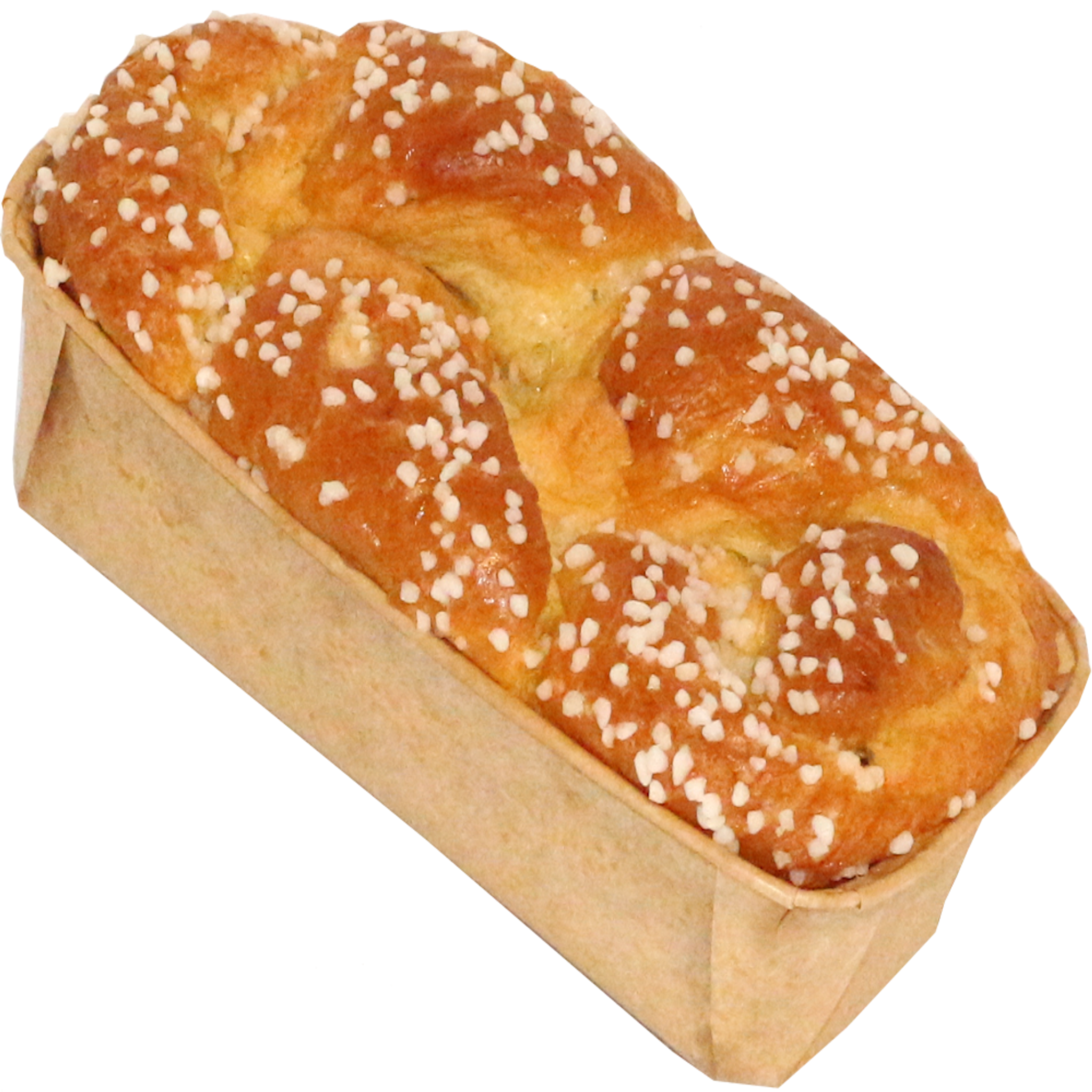 Brioche tressée sucre perle 400g