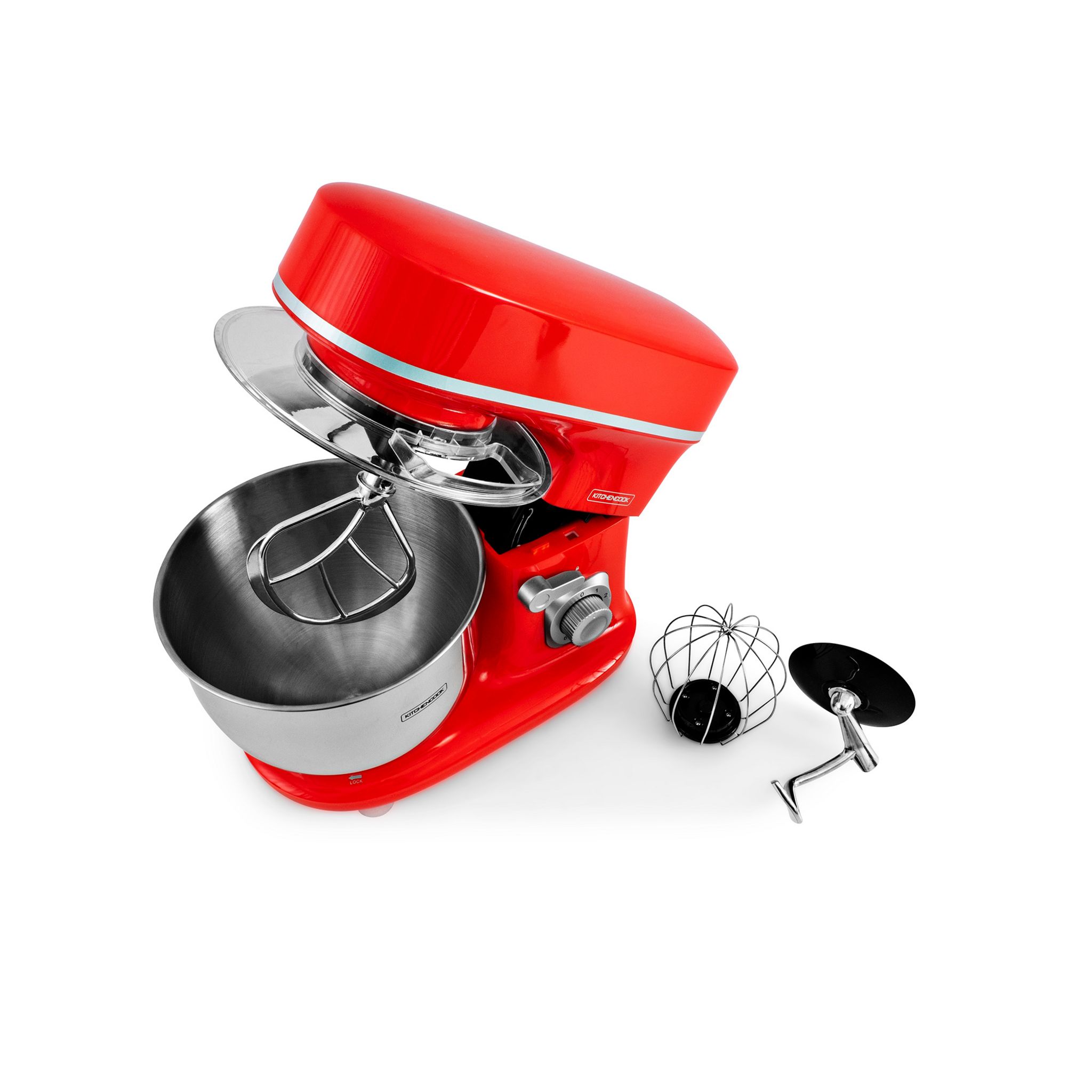 Voir la diapositive 3 : KITCHENCOOK Robot pâtissier REVOLVE - Rouge