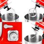 Voir la diapositive 7 : KITCHENCOOK Robot p&#xE2;tissier REVOLVE - Rouge
