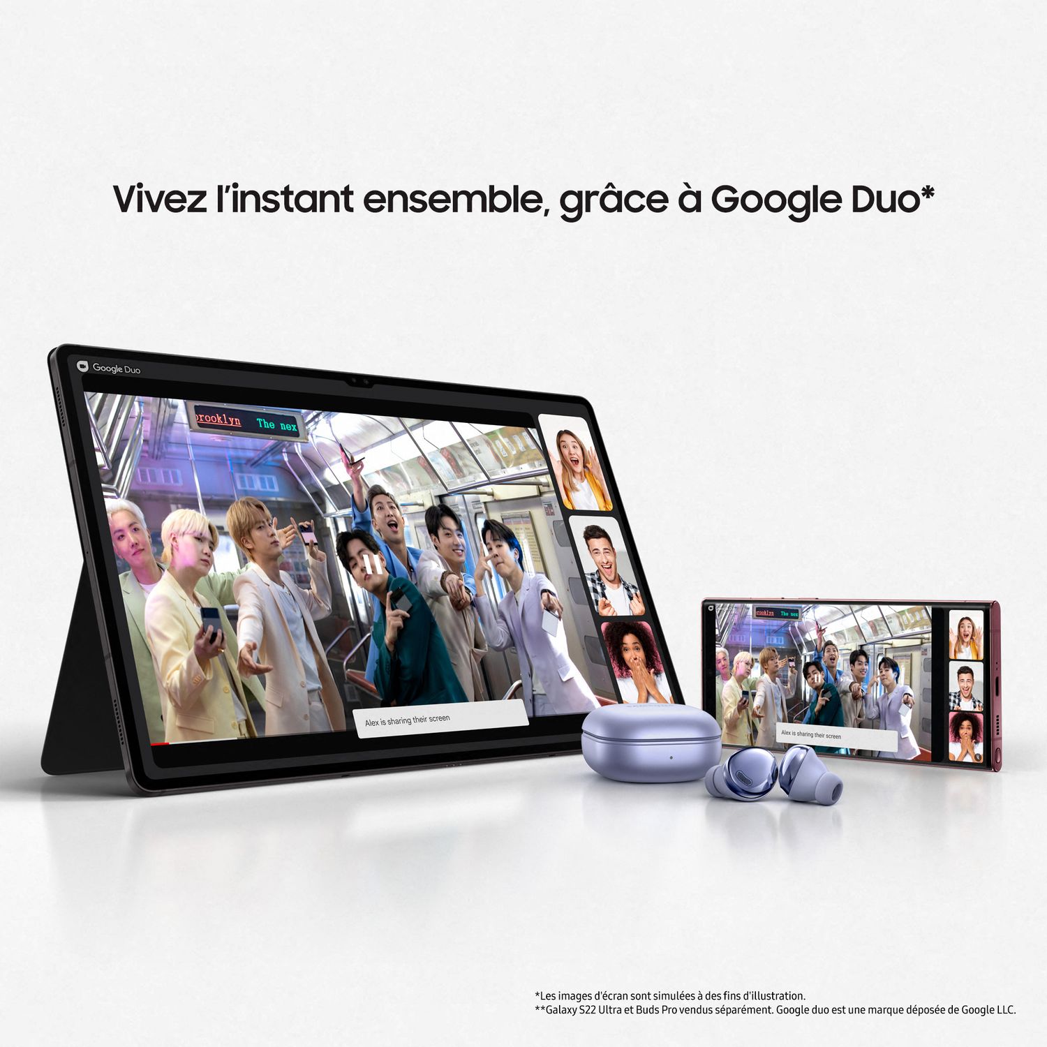 Voir la diapositive 2 : SAMSUNG Tablette tactile TAB S8+ 128 Go - Anthracite