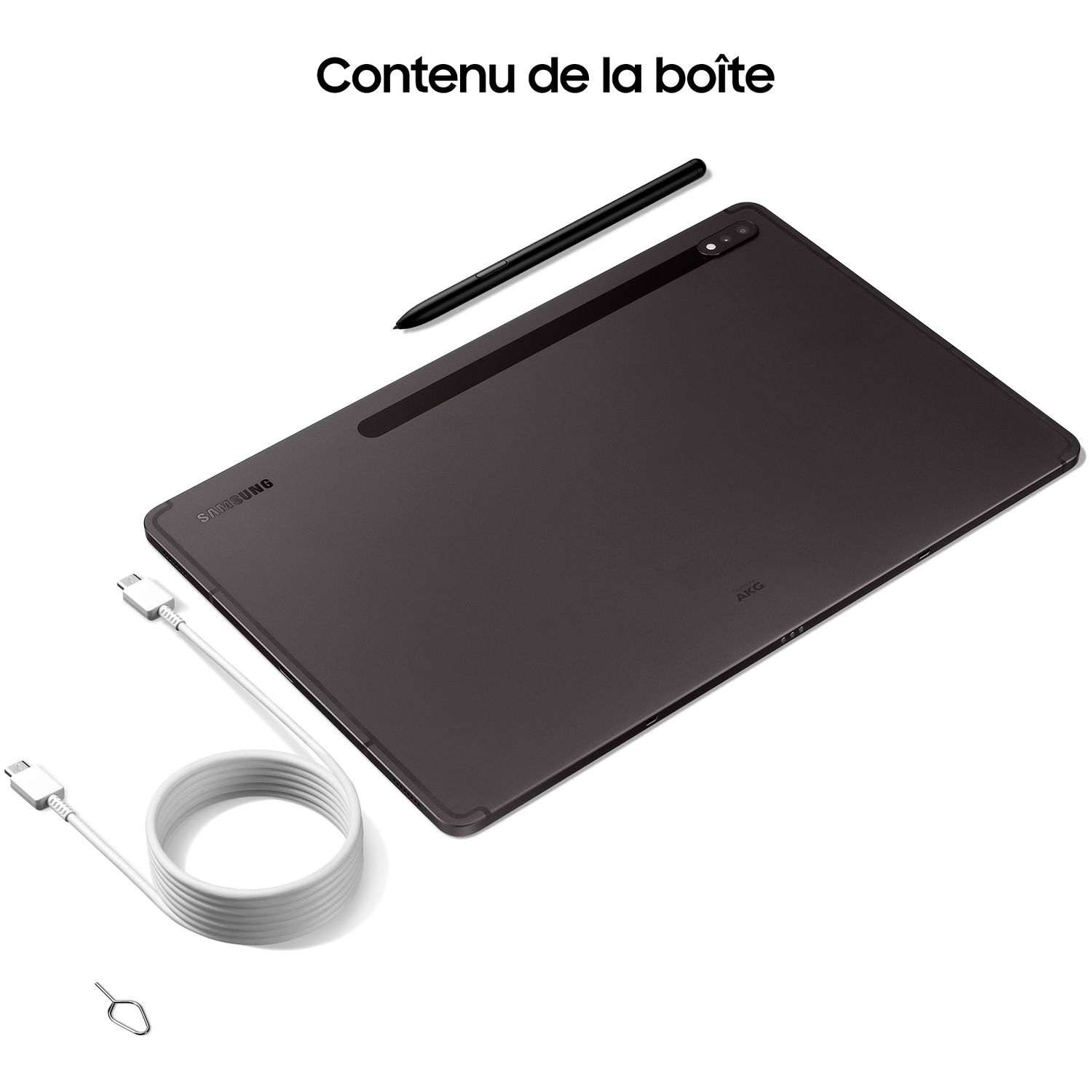 Voir la diapositive 3 : SAMSUNG Tablette tactile TAB S8+ 128 Go - Anthracite