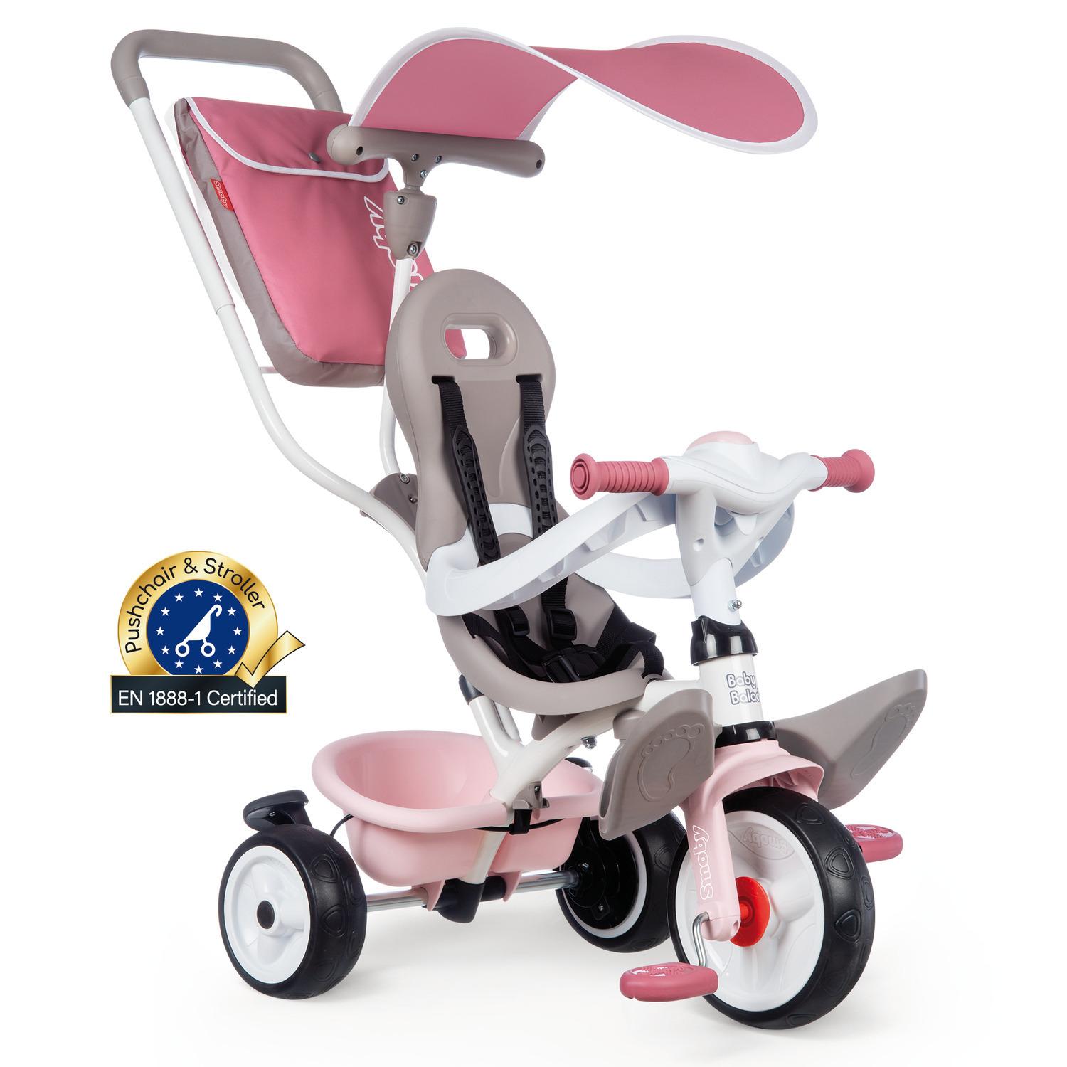 SMOBY Tricycle Baby Balade Plus - Rose