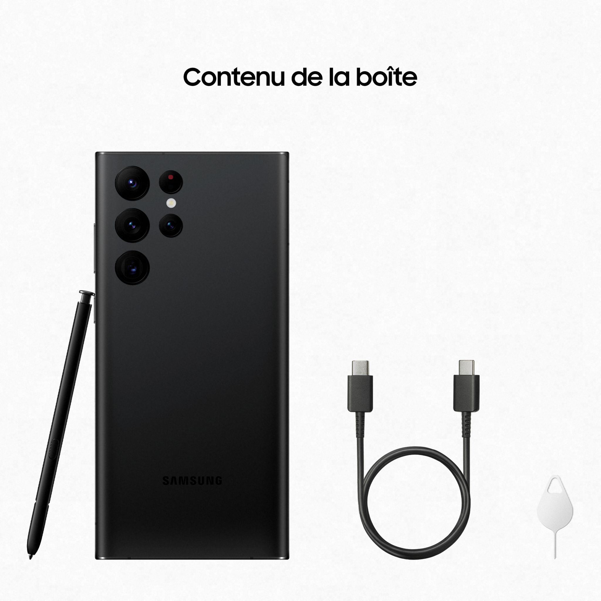 Voir la diapositive 9 : SAMSUNG Galaxy S22 Ultra 256GO - Noir
