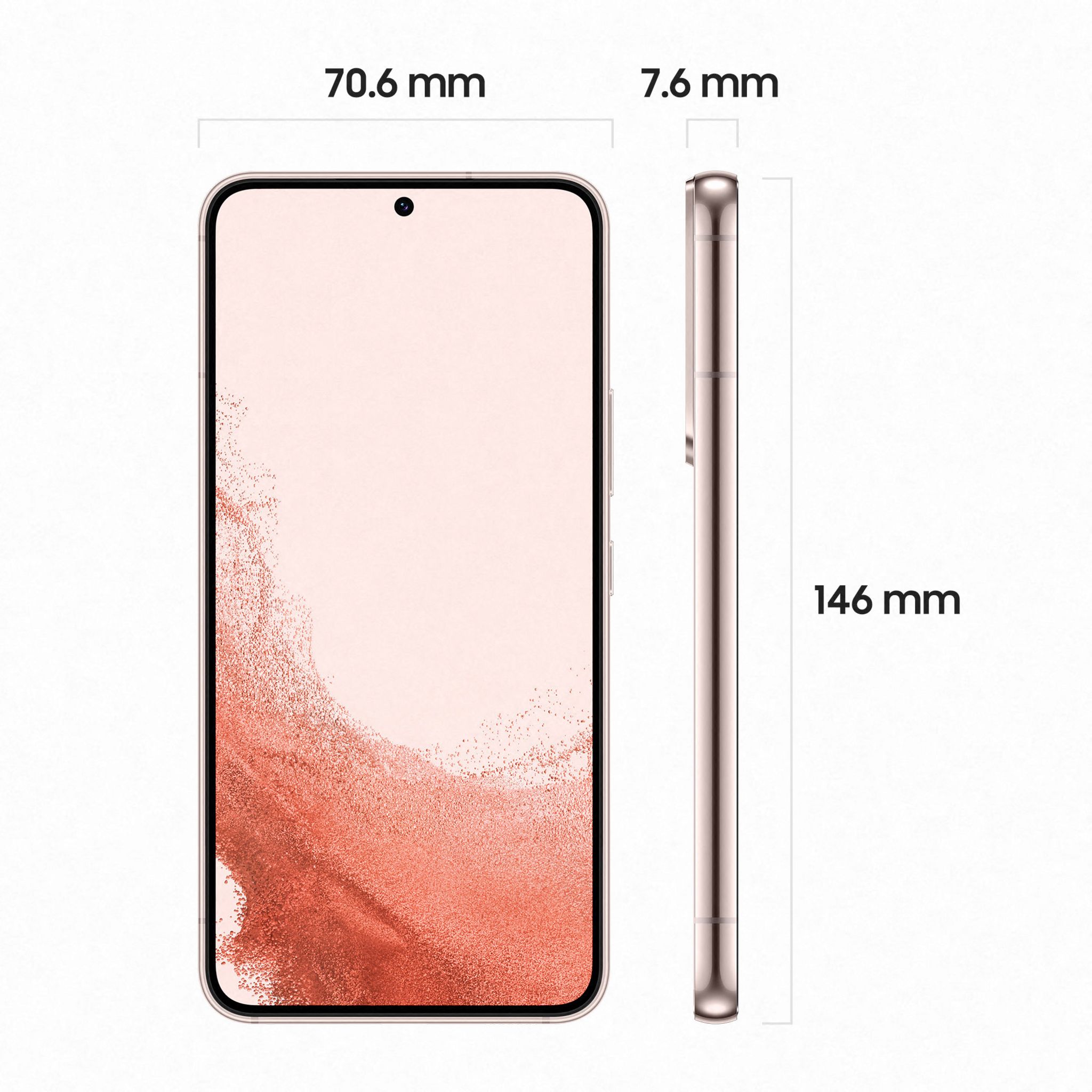 Voir la diapositive 2 : SAMSUNG Galaxy S22 256GO - Rose