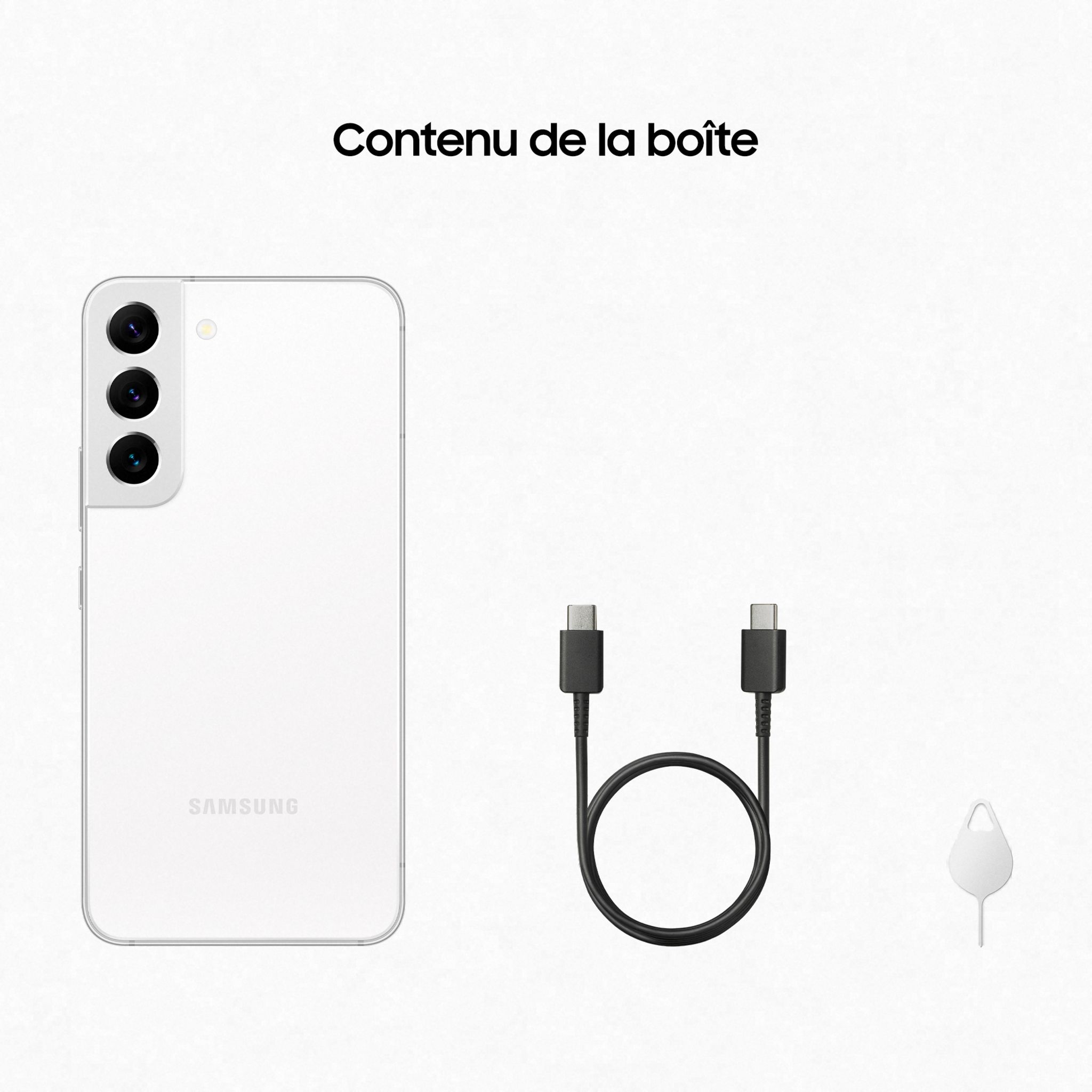 Voir la diapositive 7 : SAMSUNG Galaxy S22 256GO - Blanc