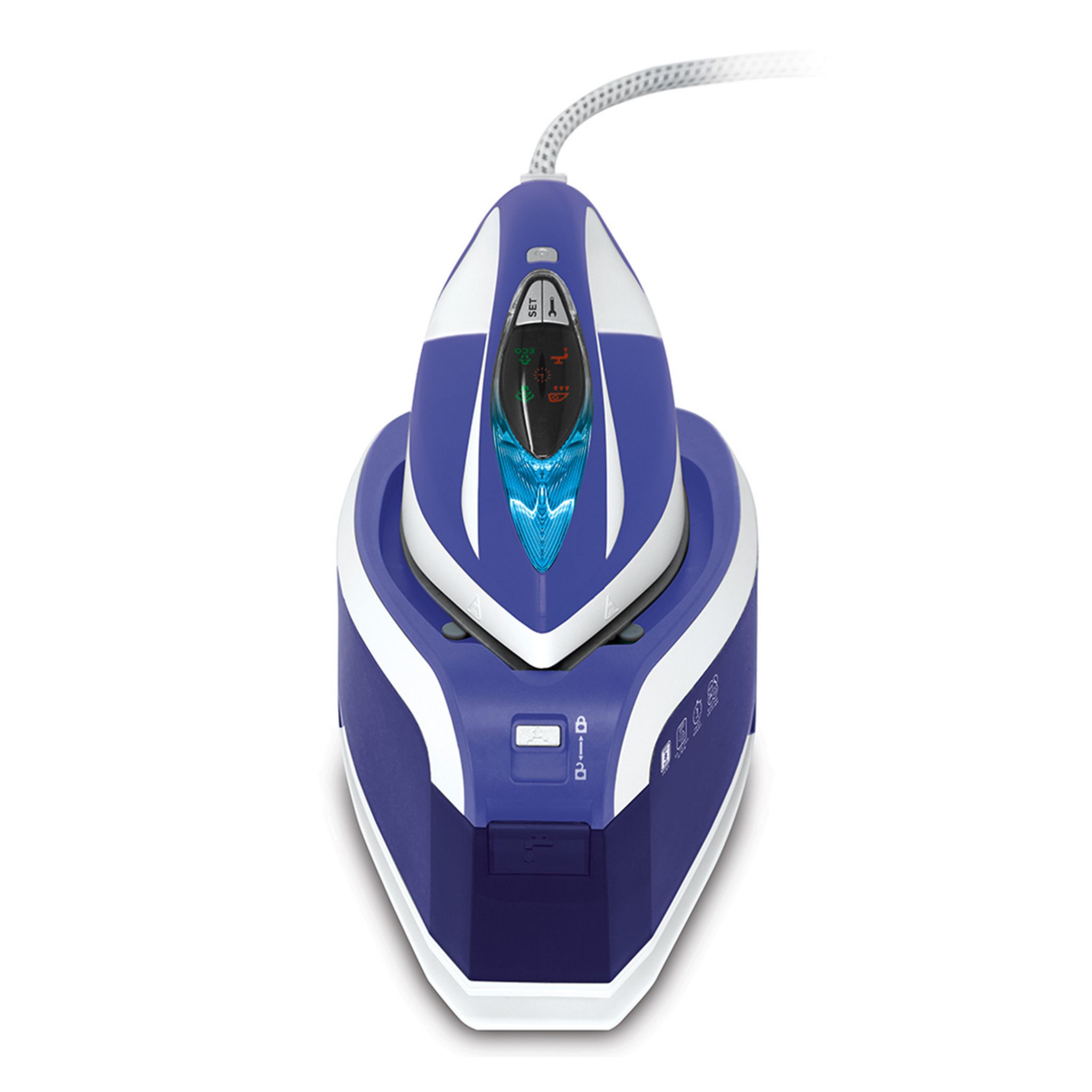 Voir la diapositive 2 : VAPORELLA Centrale vapeur VE3030 - Bleu