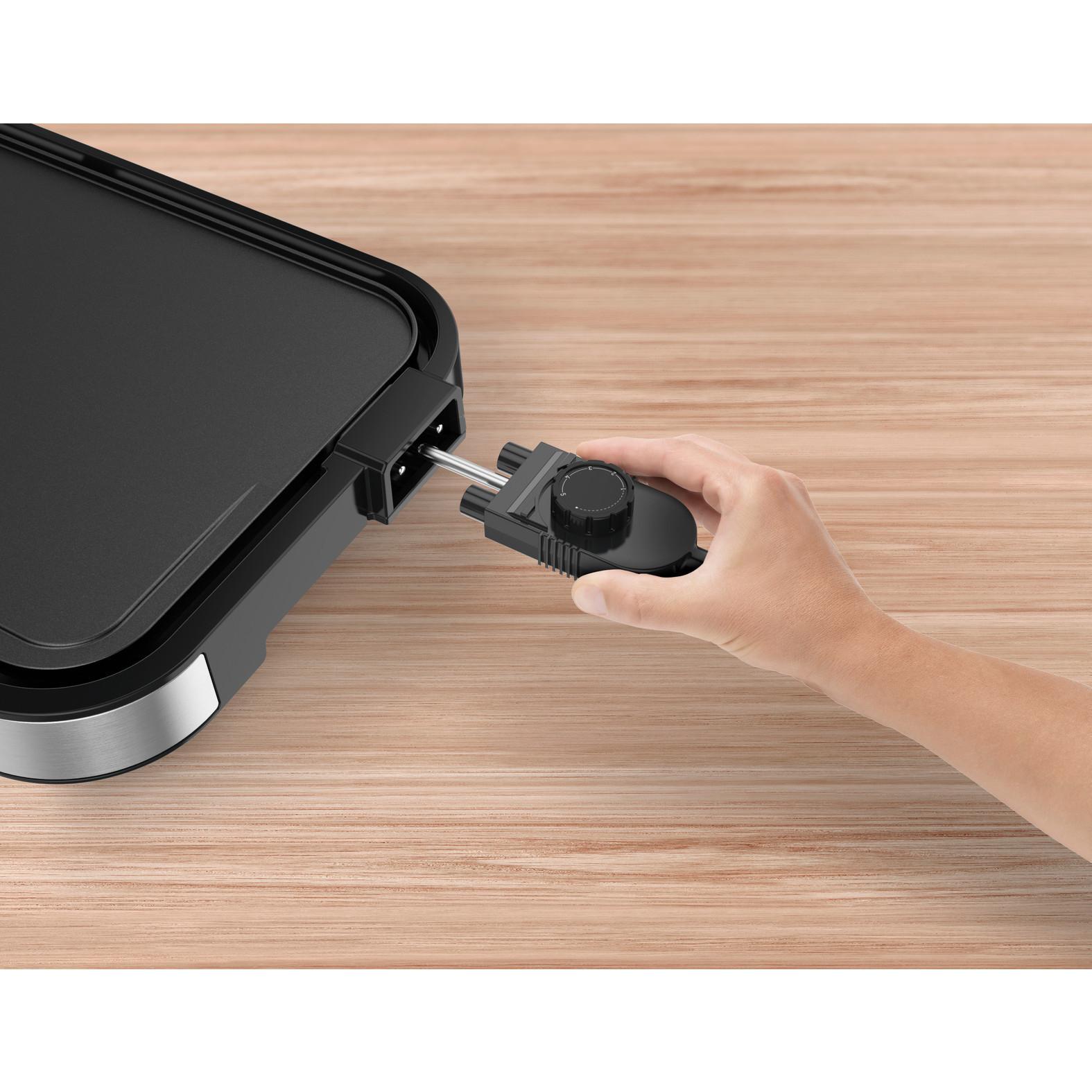 Voir la diapositive 9 : TEFAL Plancha électrique XL CB631D10 - Acier