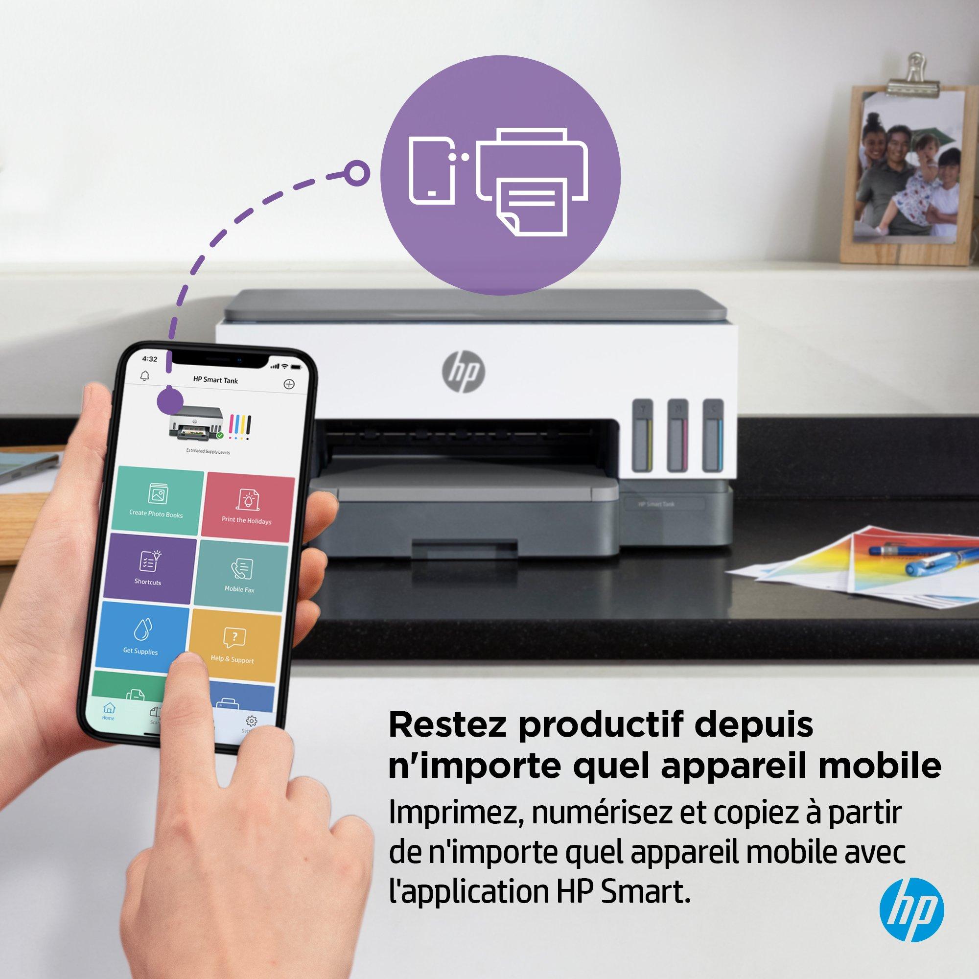 Voir la diapositive 5 : HP Imprimante Jet d'encre SMART TANK PLUS 7005