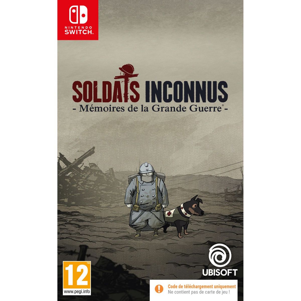 Valiant Hearts : The Great War Remaster - Code de Téléchargement Nintendo Switch
