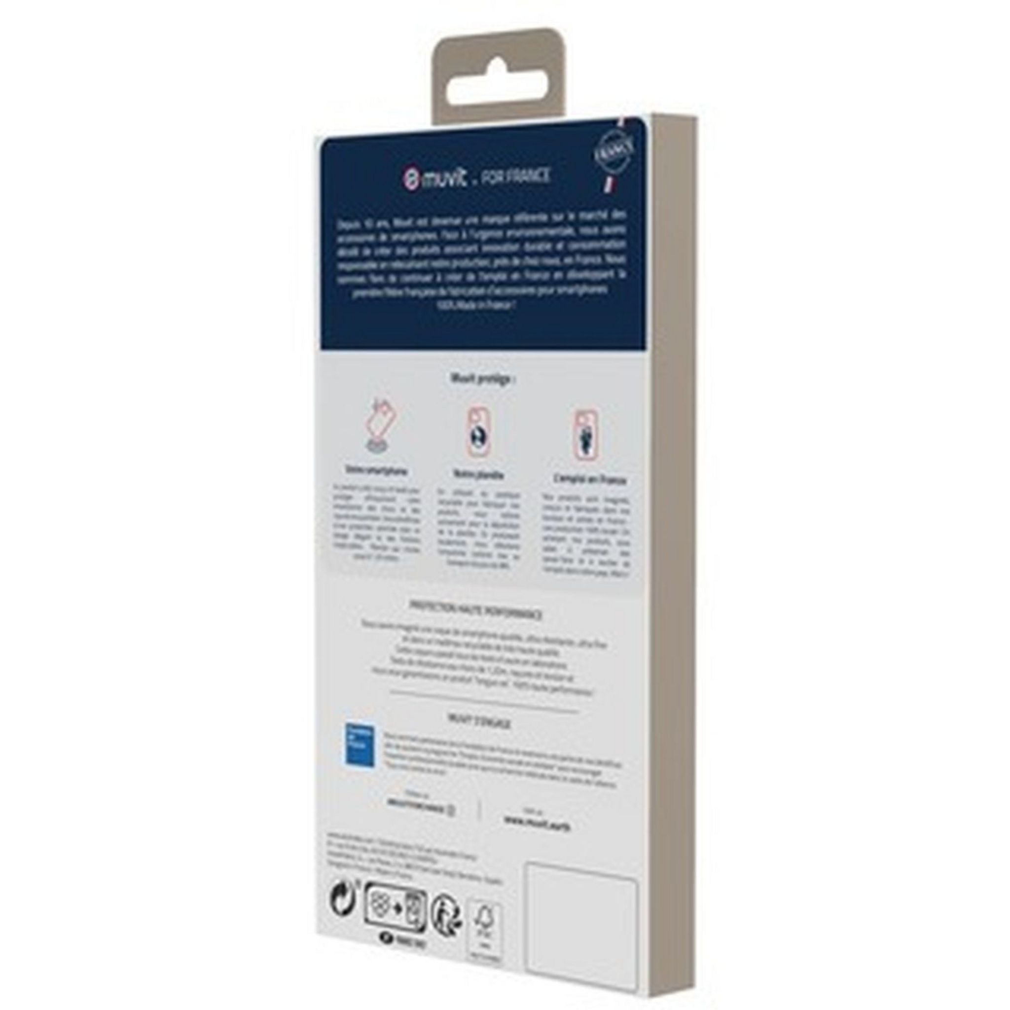 Voir la diapositive 3 : MUVIT Coque pour iPhone 12/12 Pro