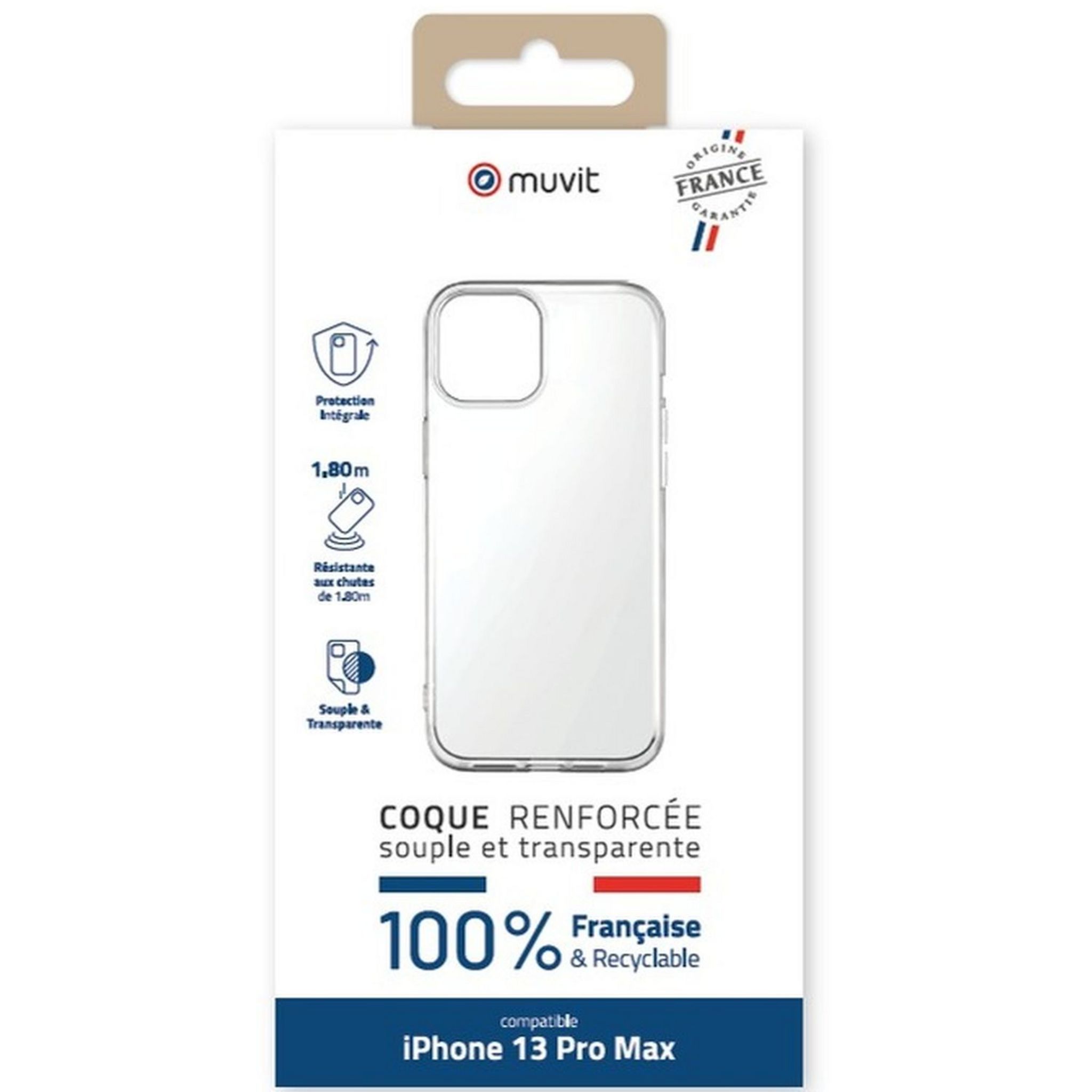 Voir la diapositive 3 : MUVIT Coque pour iPhone 13 Pro Max