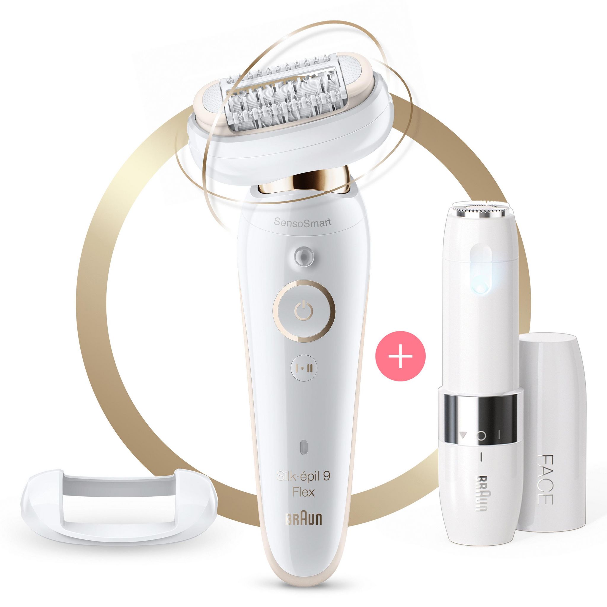 Voir la diapositive 2 : BRAUN Épilateur électrique SES 9005 3D - Blanc