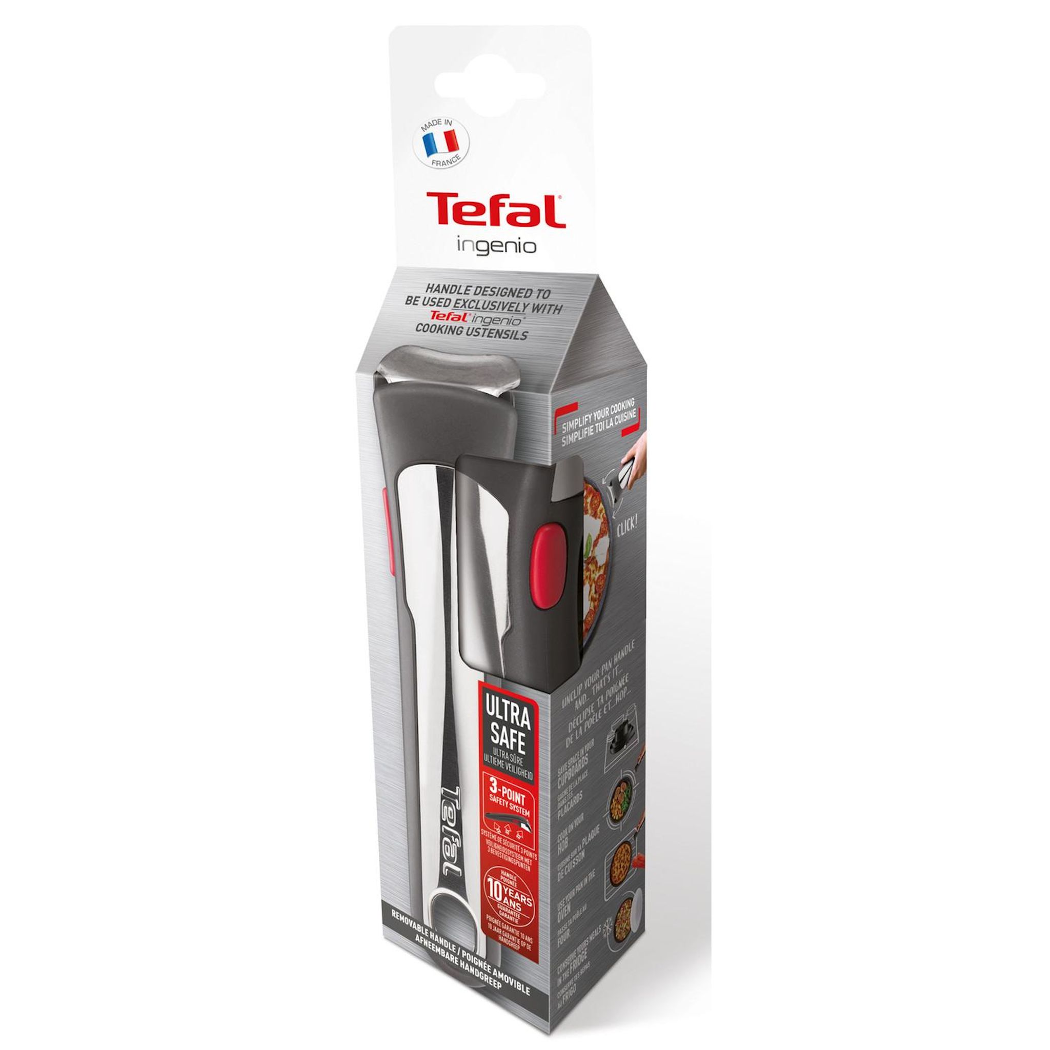 Voir la diapositive 4 : TEFAL Poignée amovible premium INGENIO