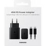 Voir la diapositive 2 : SAMSUNG Charge + Câble Ultra USB C - Noir