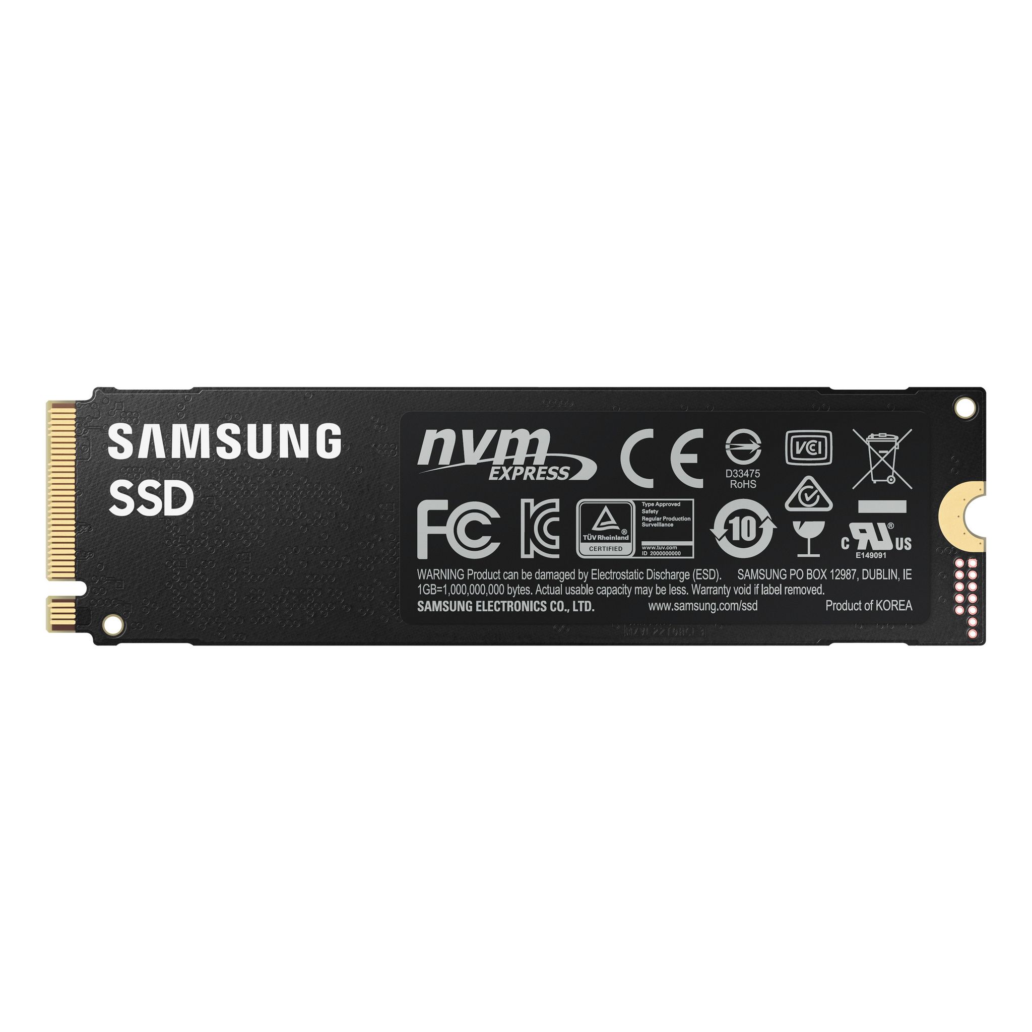 Voir la diapositive 3 : SAMSUNG Disque dur SSD INTERN 980PRO 1TO
