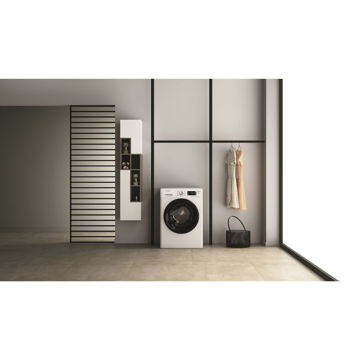 WHIRLPOOL Lave linge hublot FFB8469BVFR, 8 kg, 1400 T/min