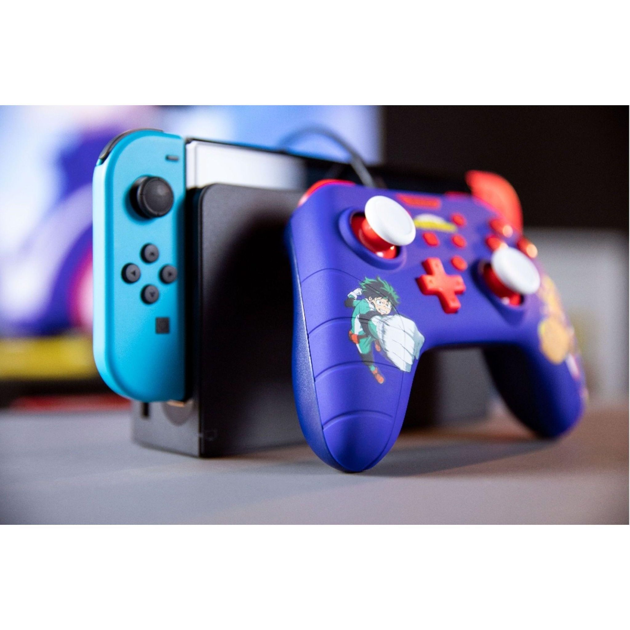 Voir la diapositive 4 : KONIX Manette Filaire My Hero Academia - Bleu pour Nintendo Switch