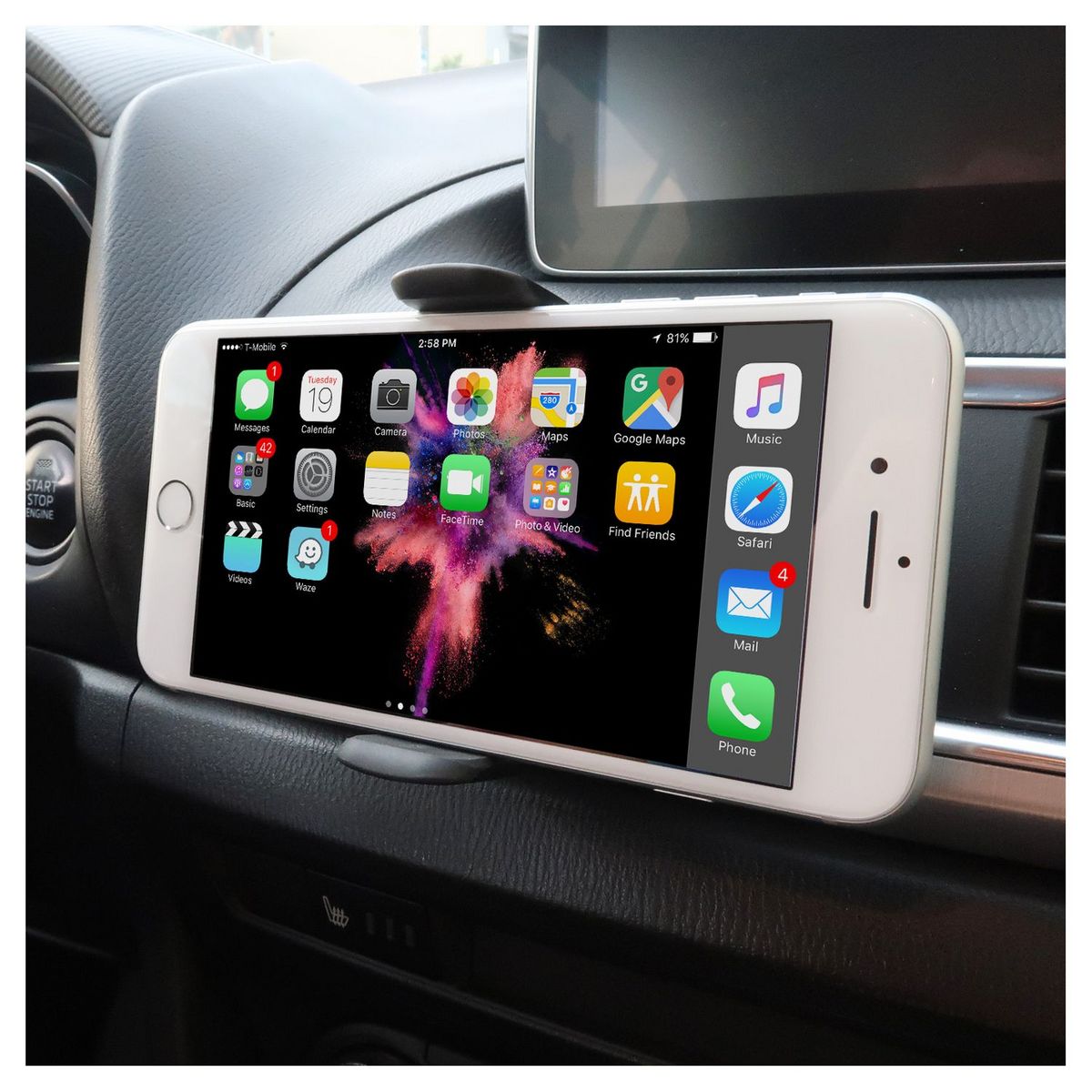 KENU Support voiture AirFramePro - Noir