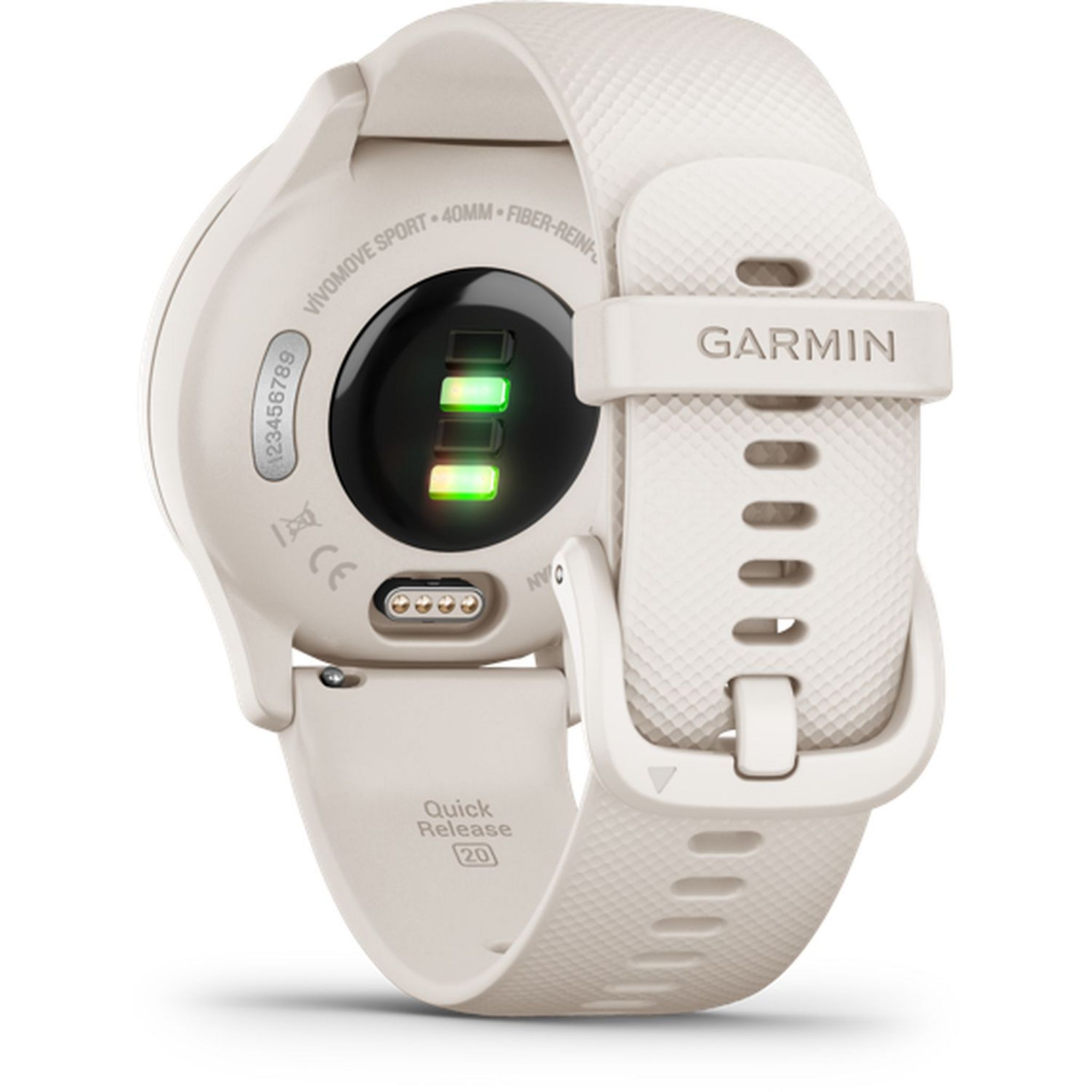 Voir la diapositive 3 : GARMIN Montre connectée VIVOMOVE Sport - Or Ivoire