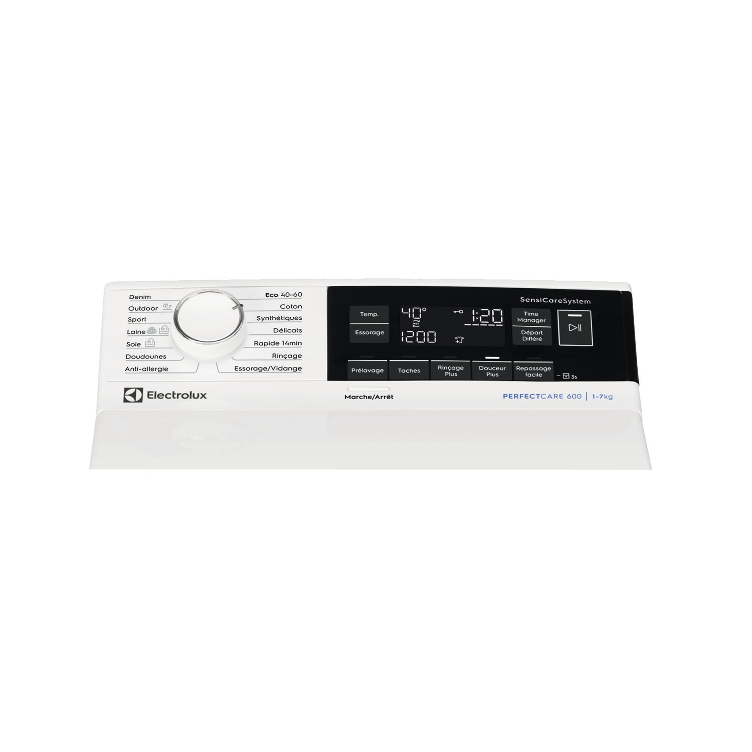 Voir la diapositive 3 : ELECTROLUX Lave linge top EW6T3376DZ, 7 kg, 1300 T/min