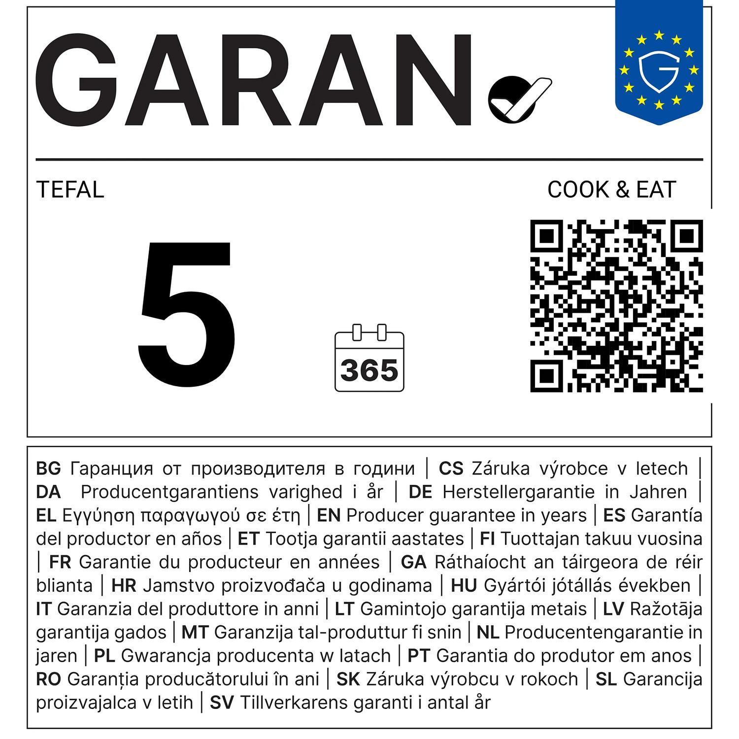Voir la diapositive 3 : TEFAL Poêle 30 cm inox COOK EAT Tous feux dont induction