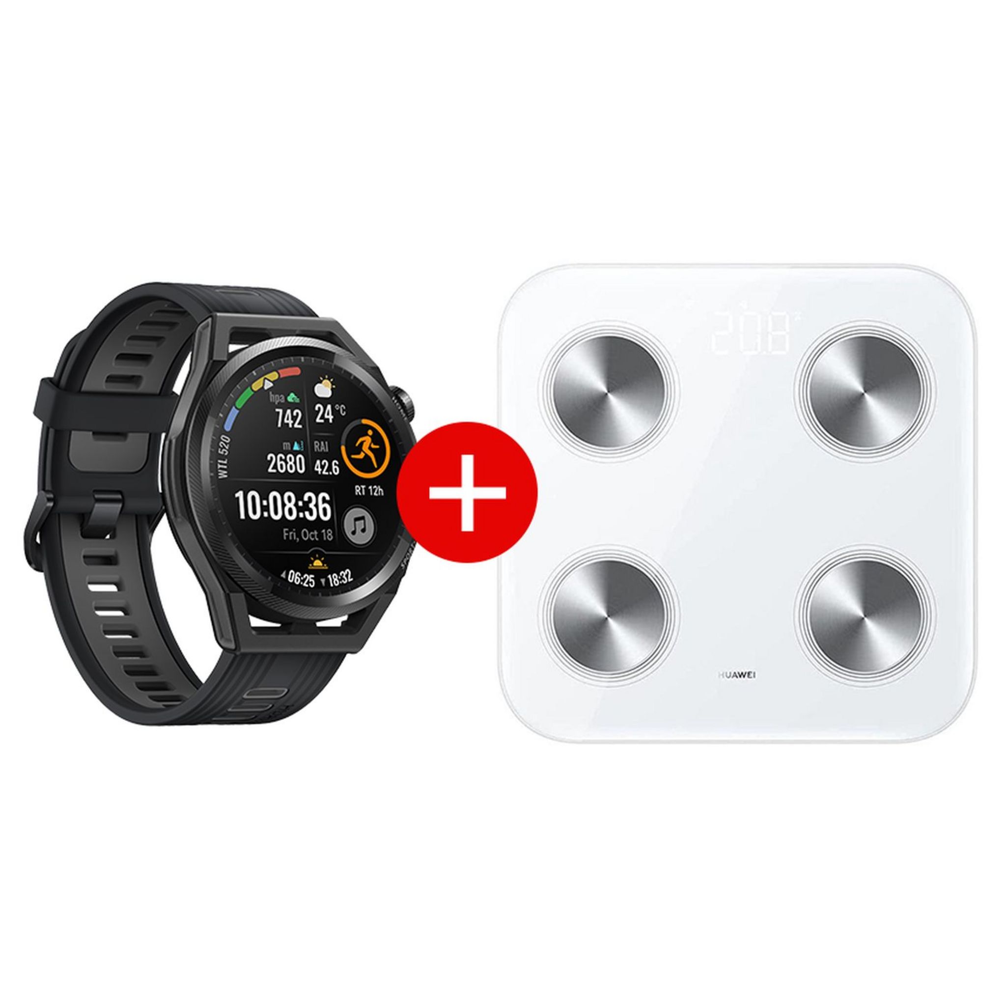 Voir la diapositive 5 : HUAWEI Watch Gt Runner+Scale 3 - Noir