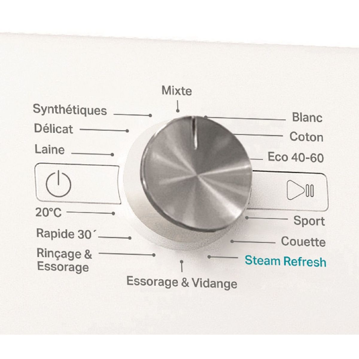 WHIRLPOOL Lave linge hublot FFBP9258SVFR, 9 kg, 1200 T/min