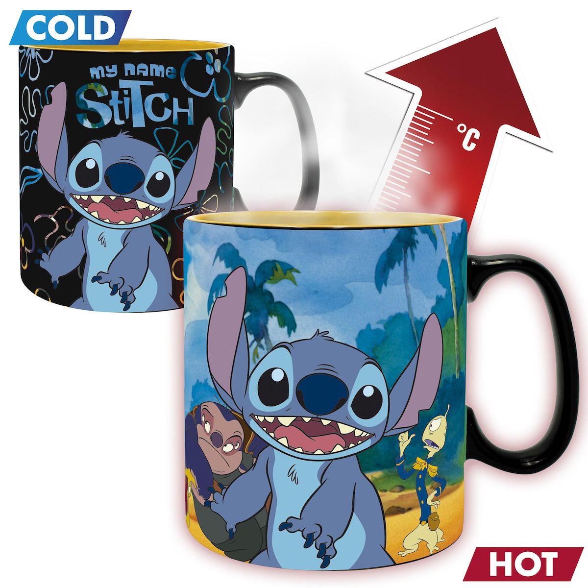 Mug Thermo-réactif Stitch - Disney