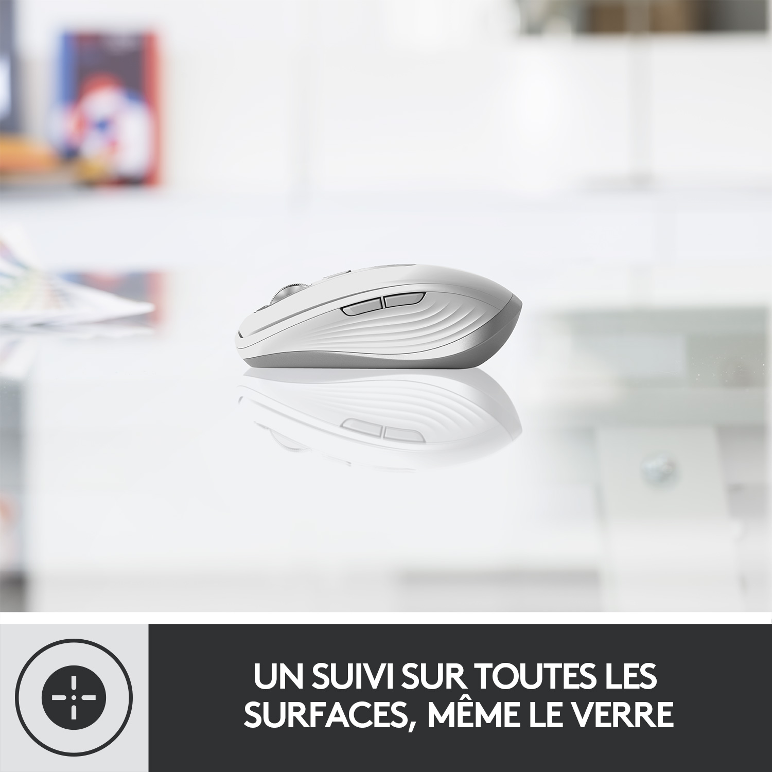 Voir la diapositive 4 : LOGITECH Souris MXANYWHERE3 RS - Rose