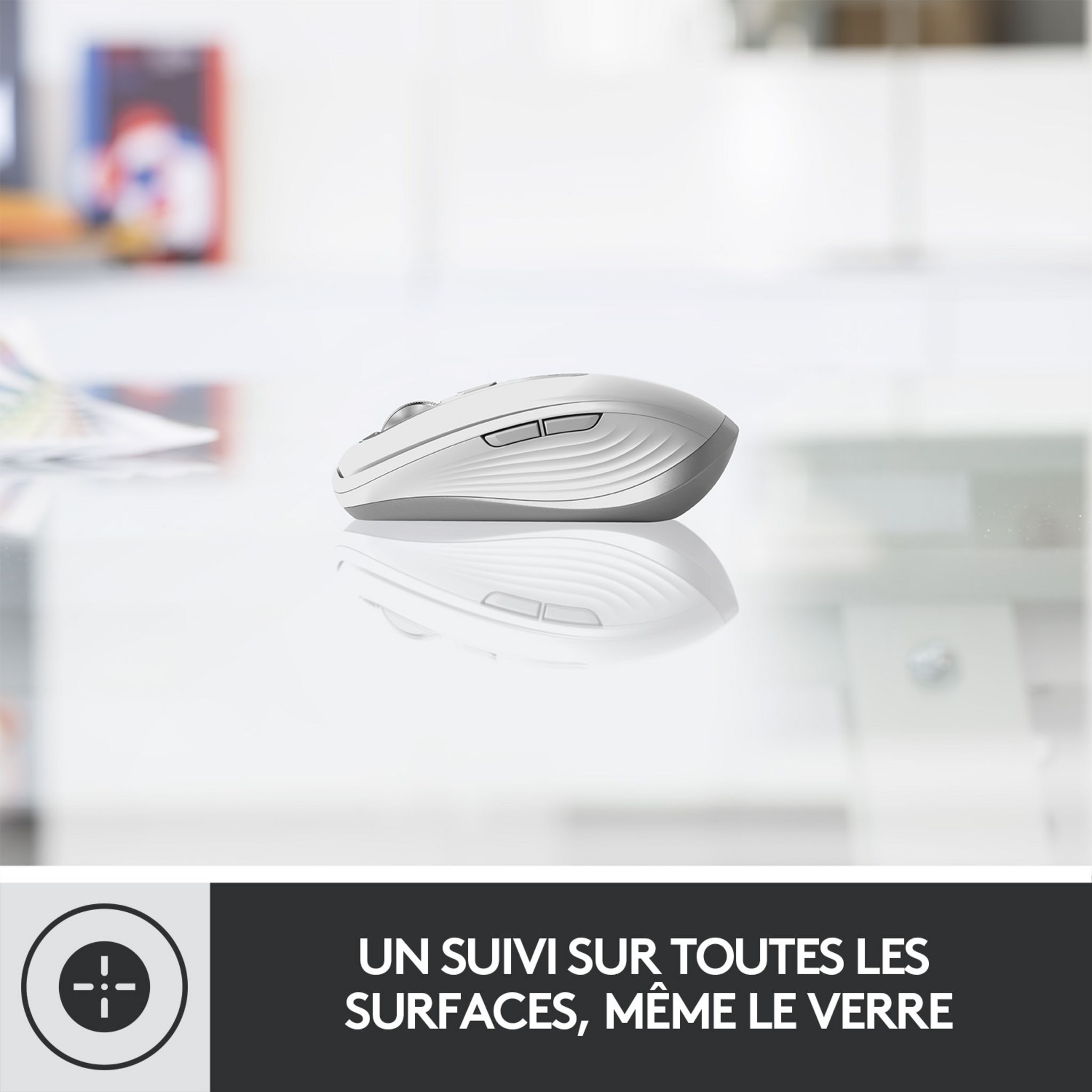 Voir la diapositive 4 : LOGITECH Souris MXANYWHERE3 GP - Blanc