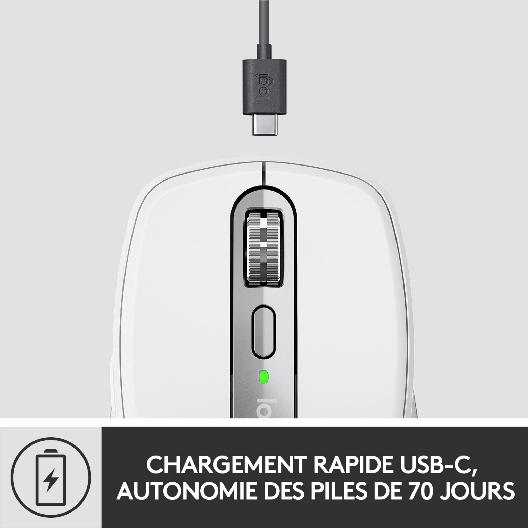 Voir la diapositive 5 : LOGITECH Souris MXANYWHERE3 GP - Blanc
