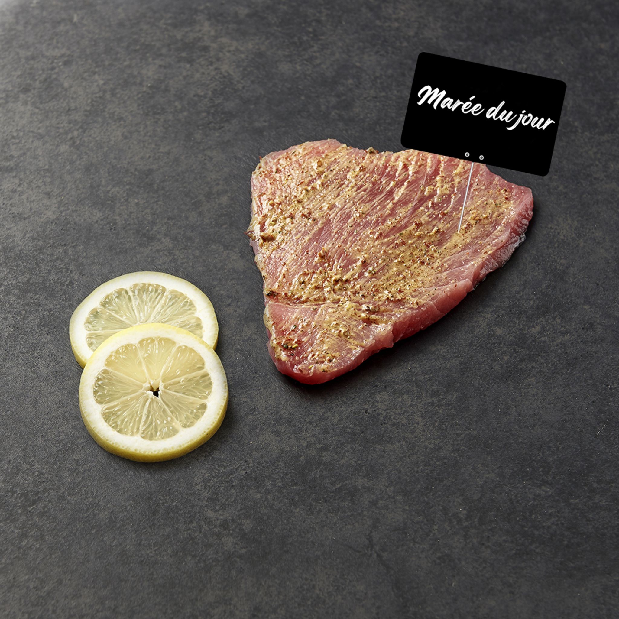 LA MARÉE DU JOUR Pavé de thon mariné à la Provençale 1 pièce 200g