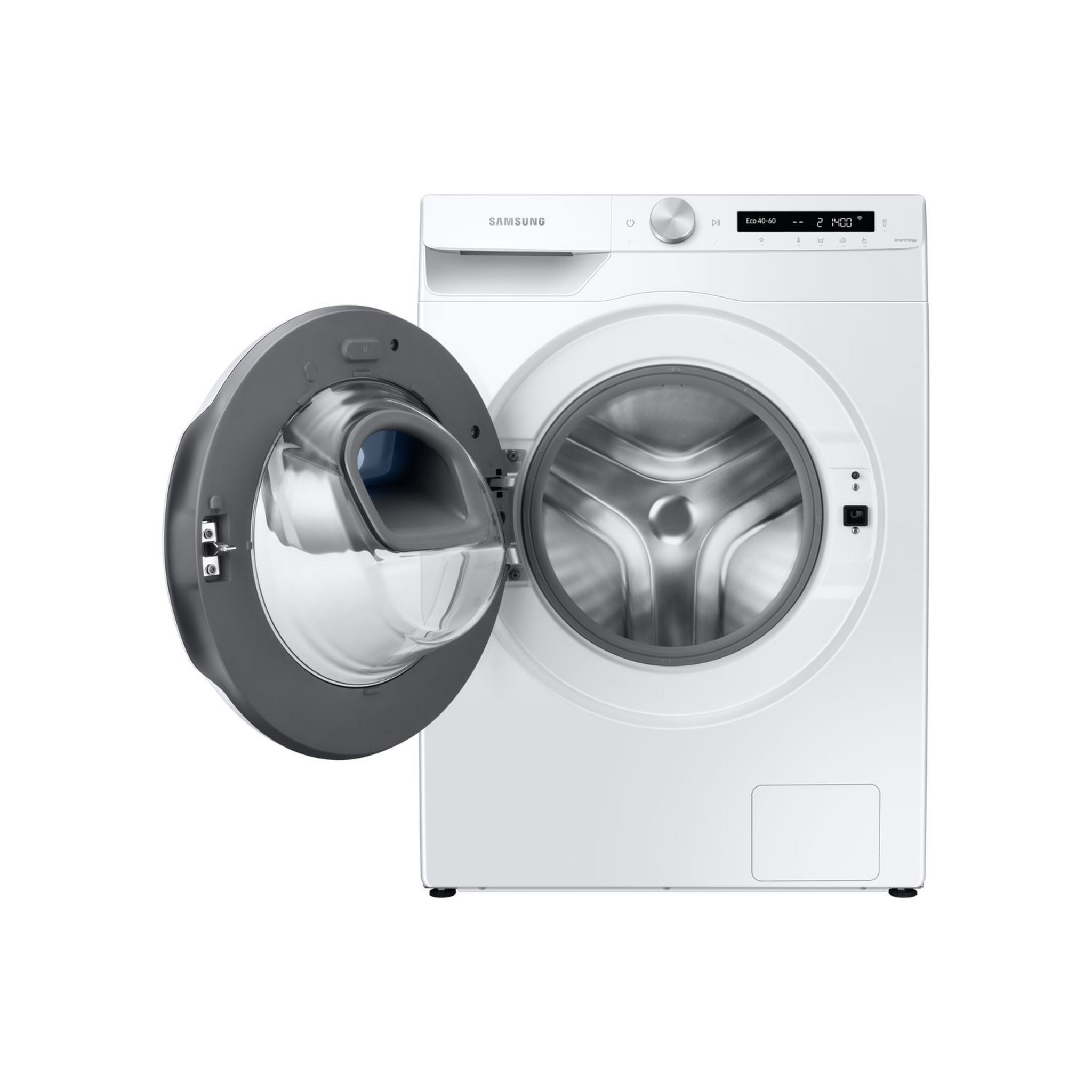 Voir la diapositive 2 : SAMSUNG Lave linge hublot ADD WASH WW90T554DTW, 9 kg, 1400 T/min