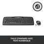 Voir la diapositive 4 : LOGITECH Bundle clavier + souris MK720 - Gris et noir