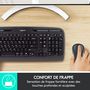 Voir la diapositive 6 : LOGITECH Bundle clavier + souris MK720 - Gris et noir