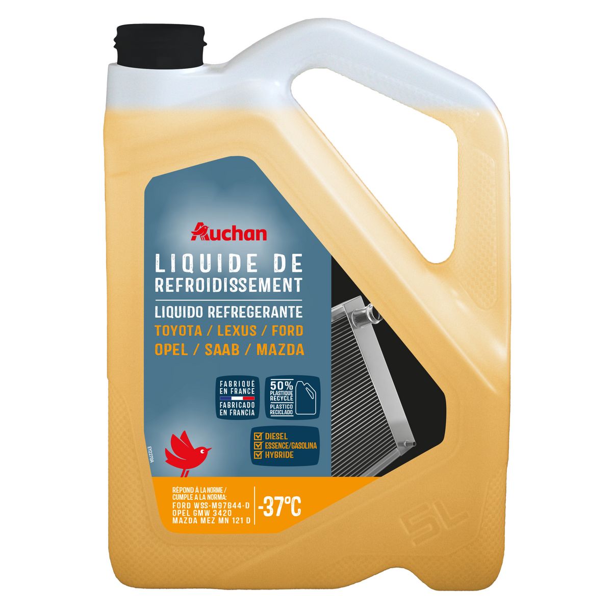 AUCHAN liquide de refroidissement Toyota Lexus Ford Opel Saab Mazda 5L