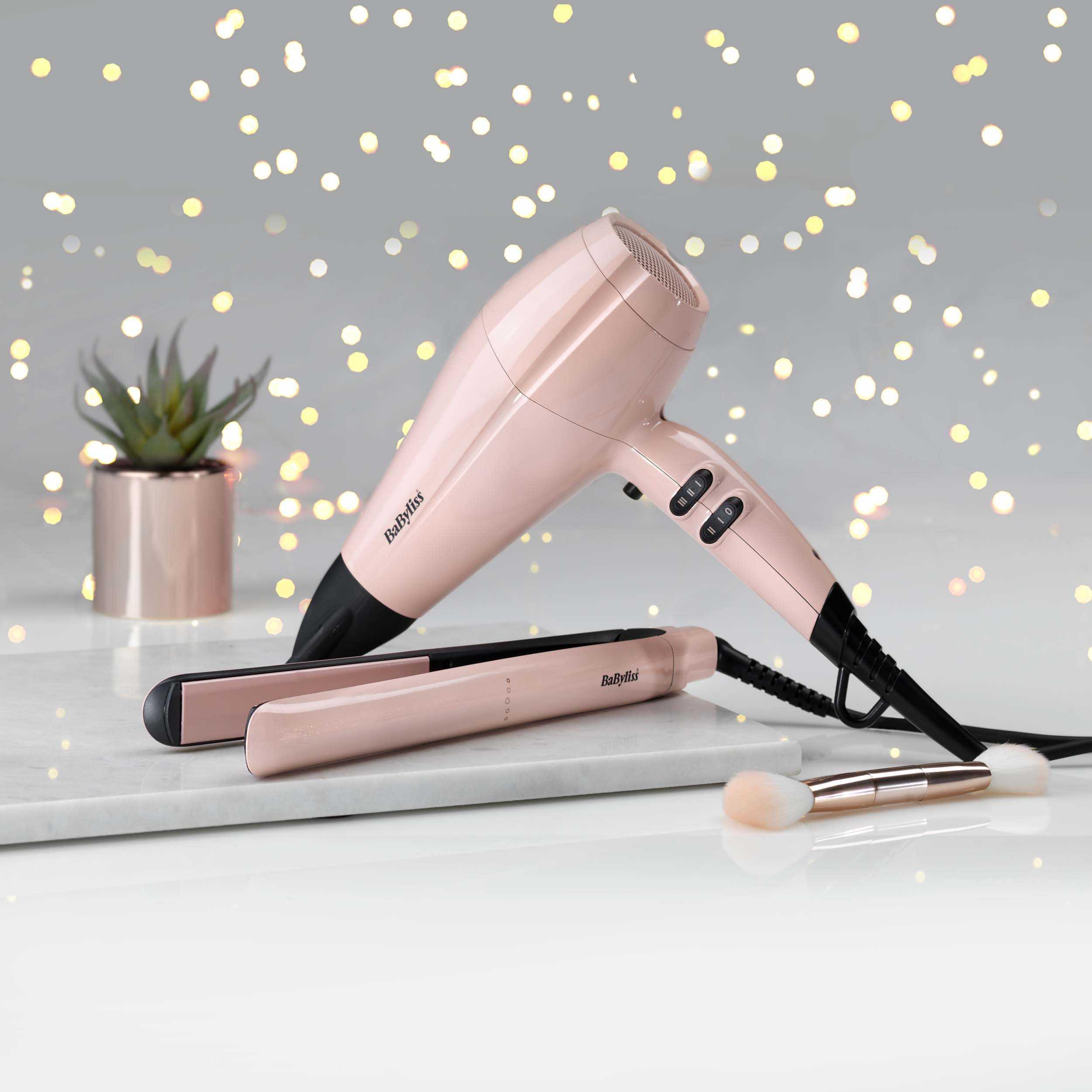 Voir la diapositive 12 : BABYLISS Lisseur céramique 2498PRE - Rose
