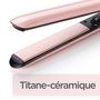 Voir la diapositive 4 : BABYLISS Lisseur céramique 2498PRE - Rose