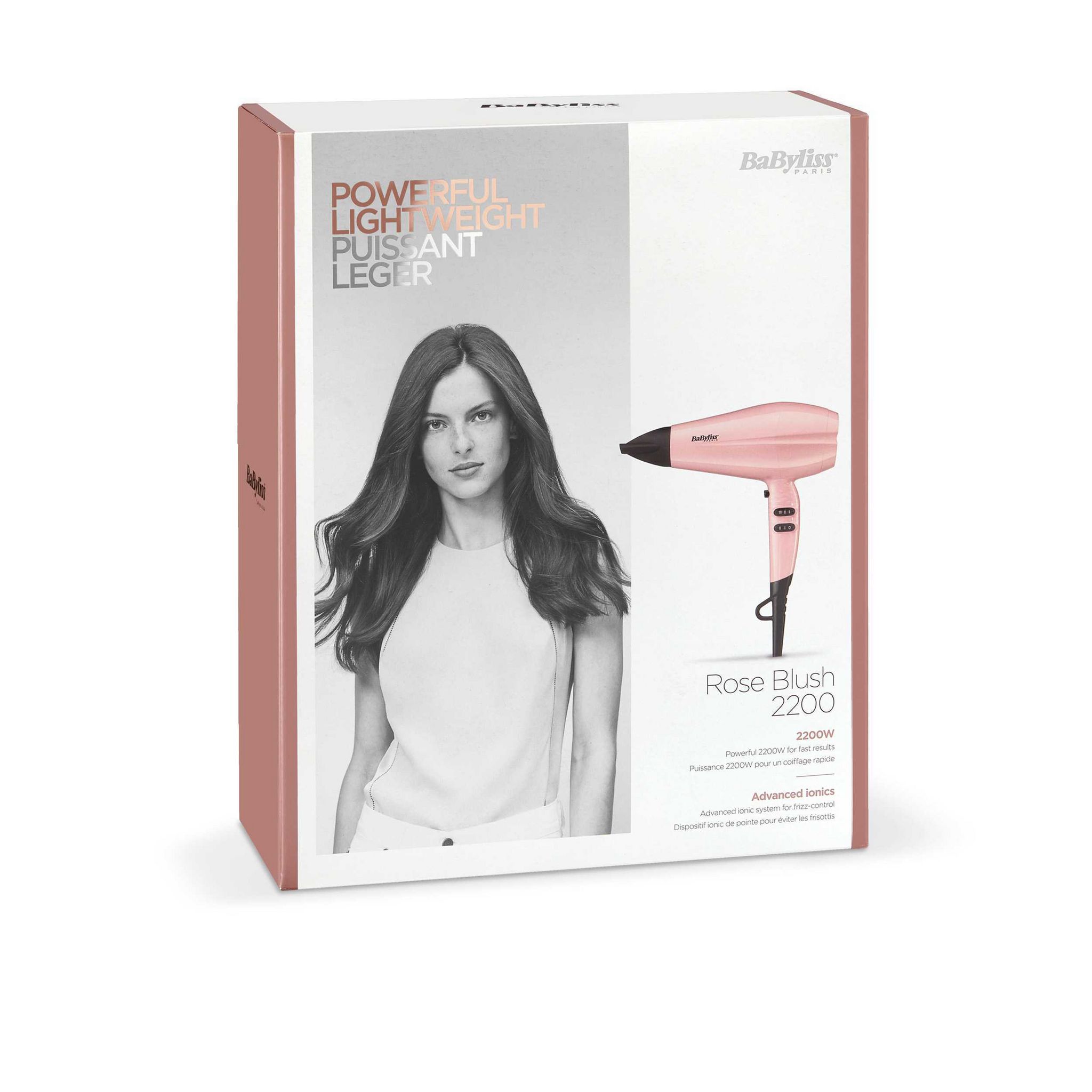 Voir la diapositive 4 : BABYLISS Sèche cheveux fonction ionique 5337PRE - Rose