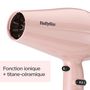 Voir la diapositive 8 : BABYLISS Sèche cheveux fonction ionique 5337PRE - Rose
