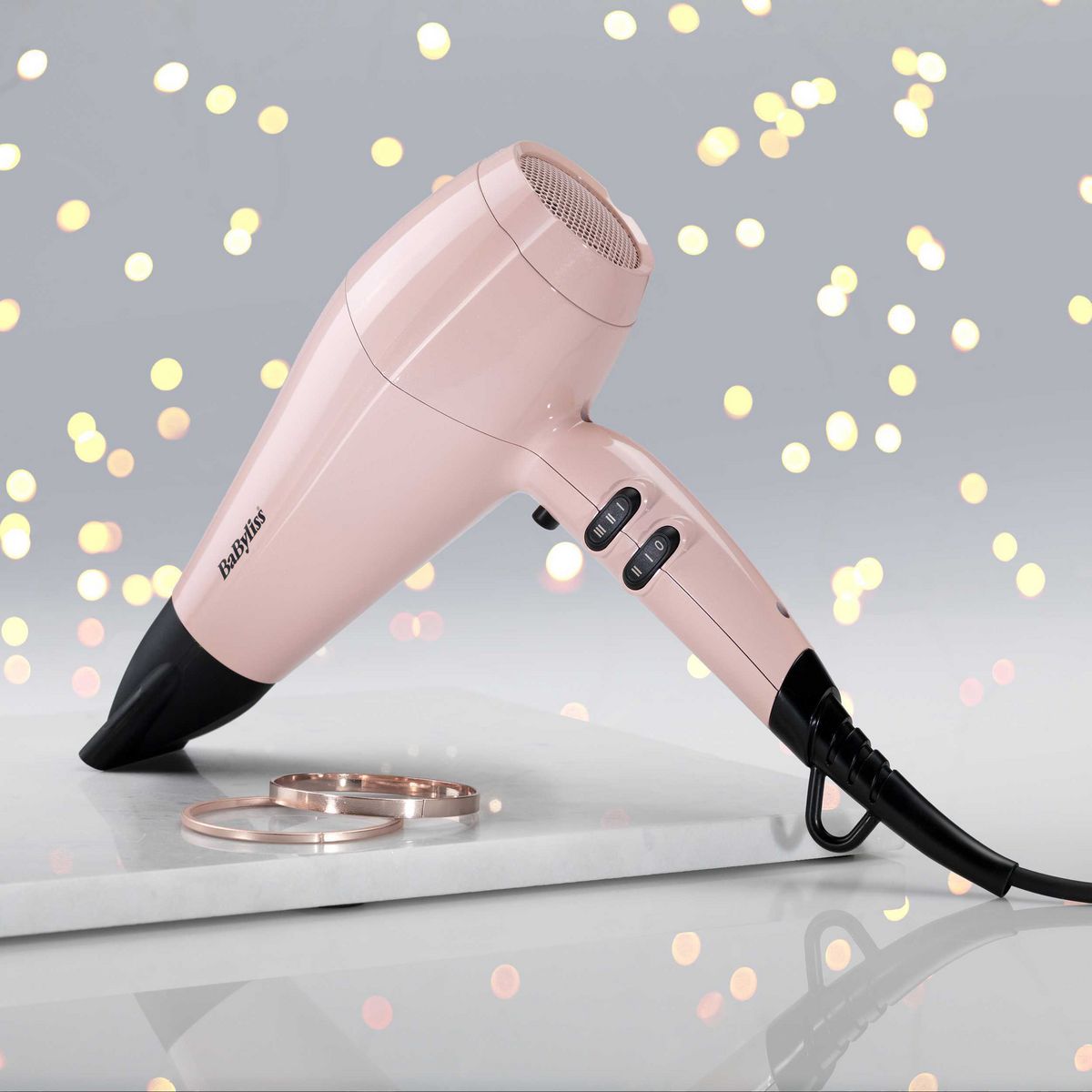 BABYLISS Sèche cheveux fonction ionique 5337PRE - Rose