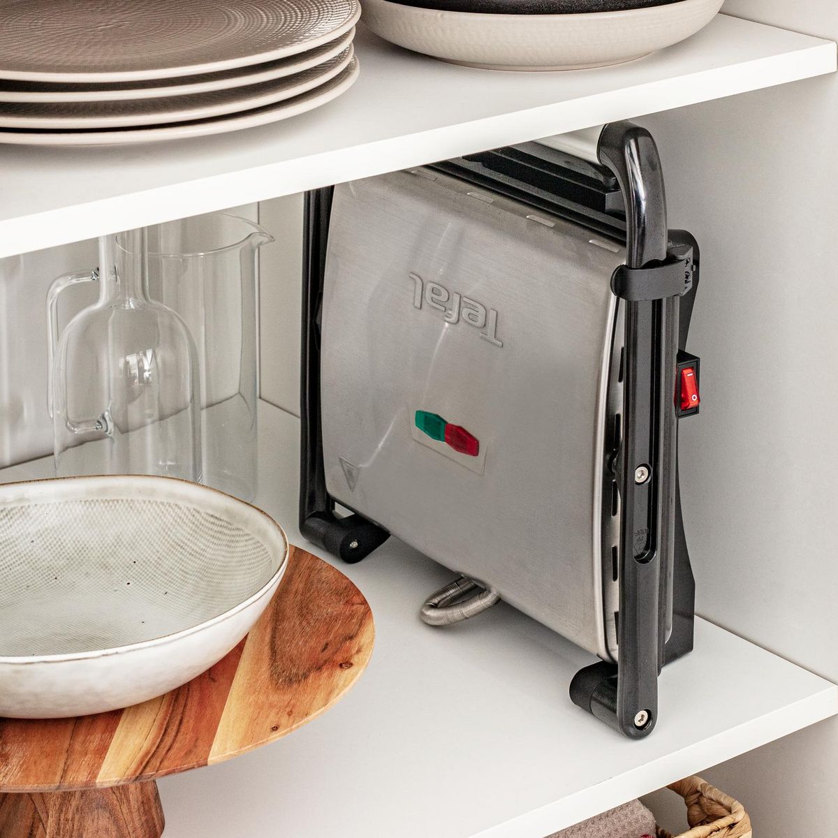 TEFAL Grill viande GC241D12 - Inox