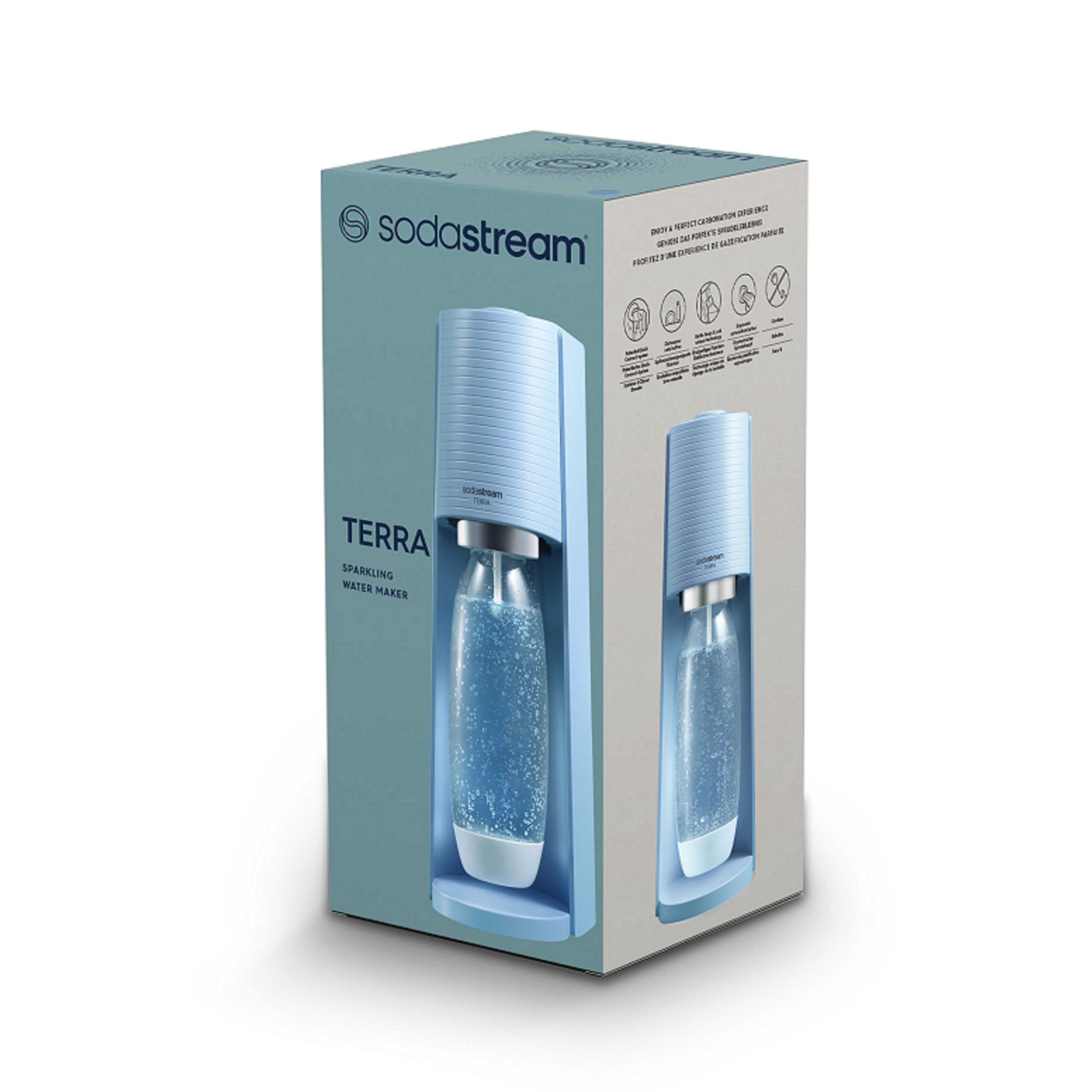 Voir la diapositive 6 : SODASTREAM Machine à soda TERRA - Bleu