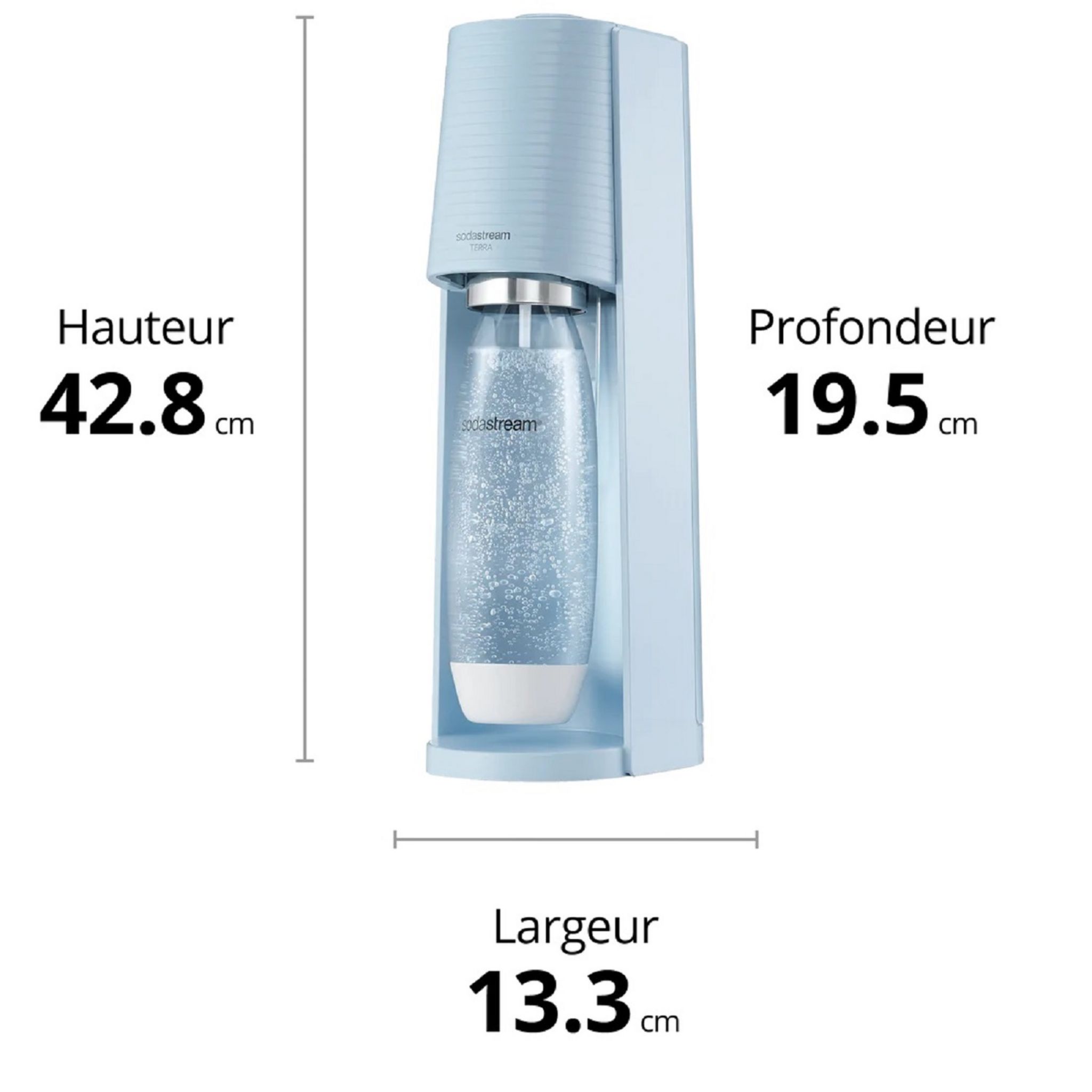 Voir la diapositive 9 : SODASTREAM Machine à soda TERRA - Bleu