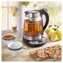 Voir la diapositive 5 : KITCHENCOOK Bouilloire électrique TEATIME température réglable - Verre