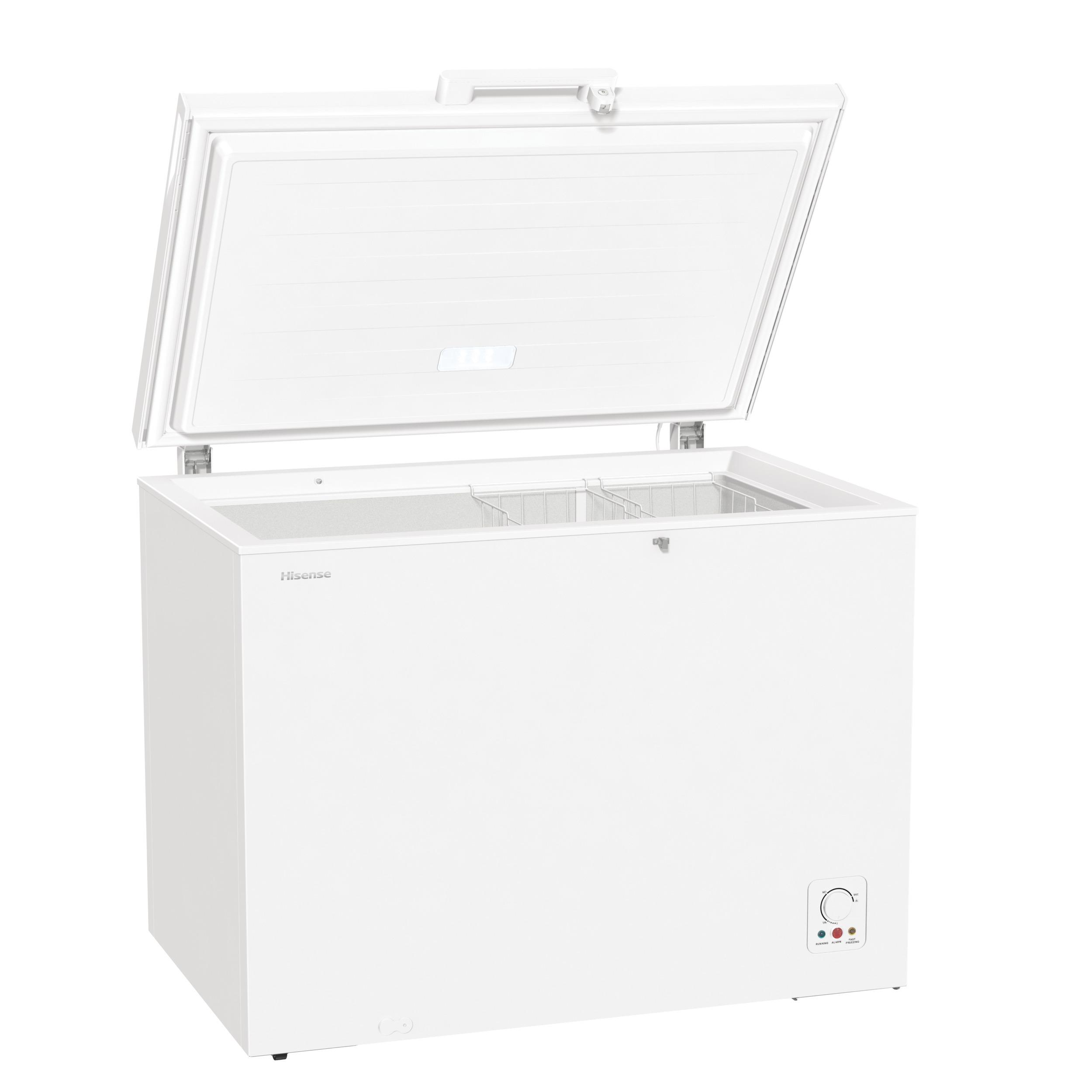 Voir la diapositive 3 : HISENSE Congélateur coffre FC394D4AW1, 303 L, Froid statique