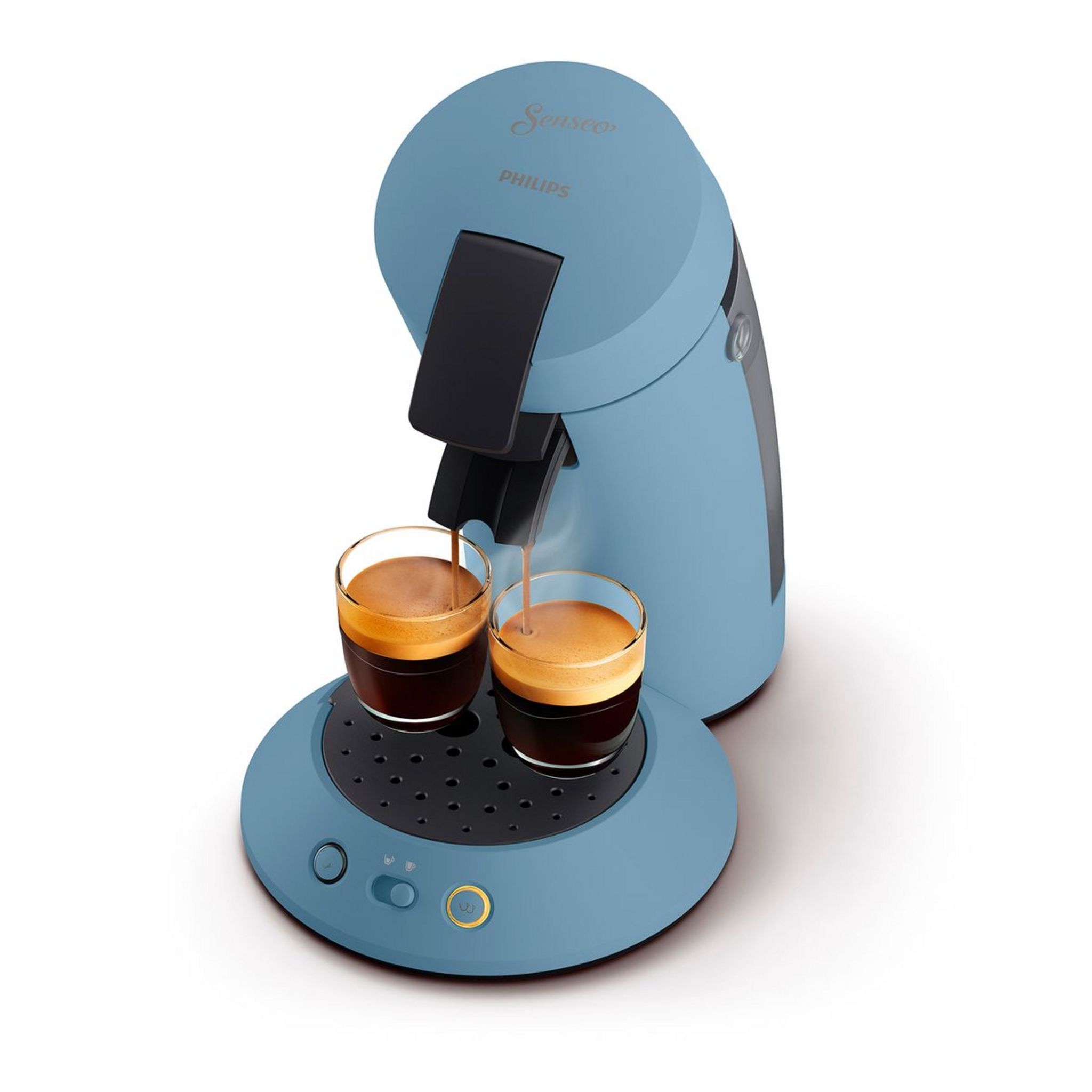Voir la diapositive 2 : SENSEO Cafetière à dosette Senseo CSA210/71 - Bleu
