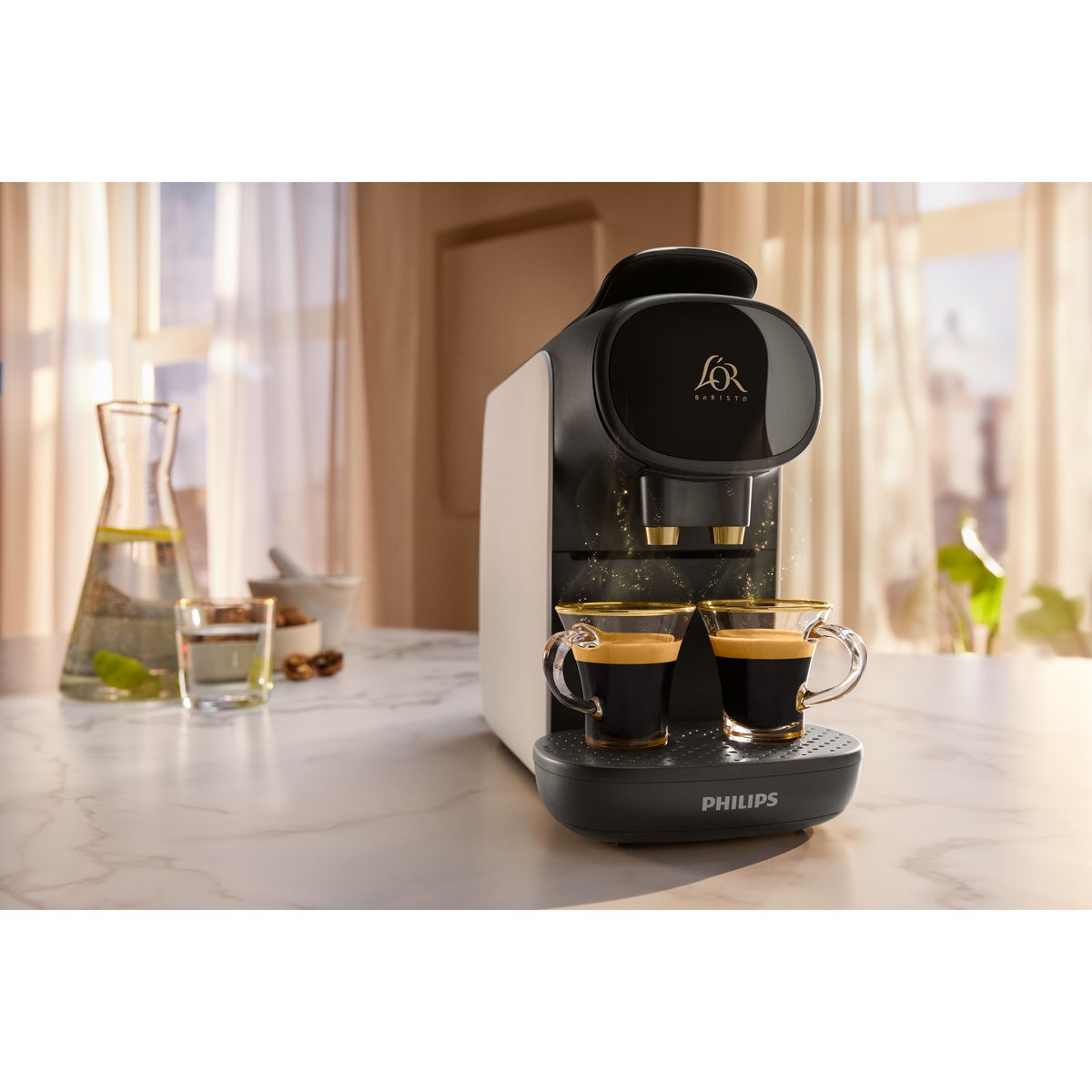 L'OR Cafetière à dosette L'Or Barista LM9012/03 - Blanche